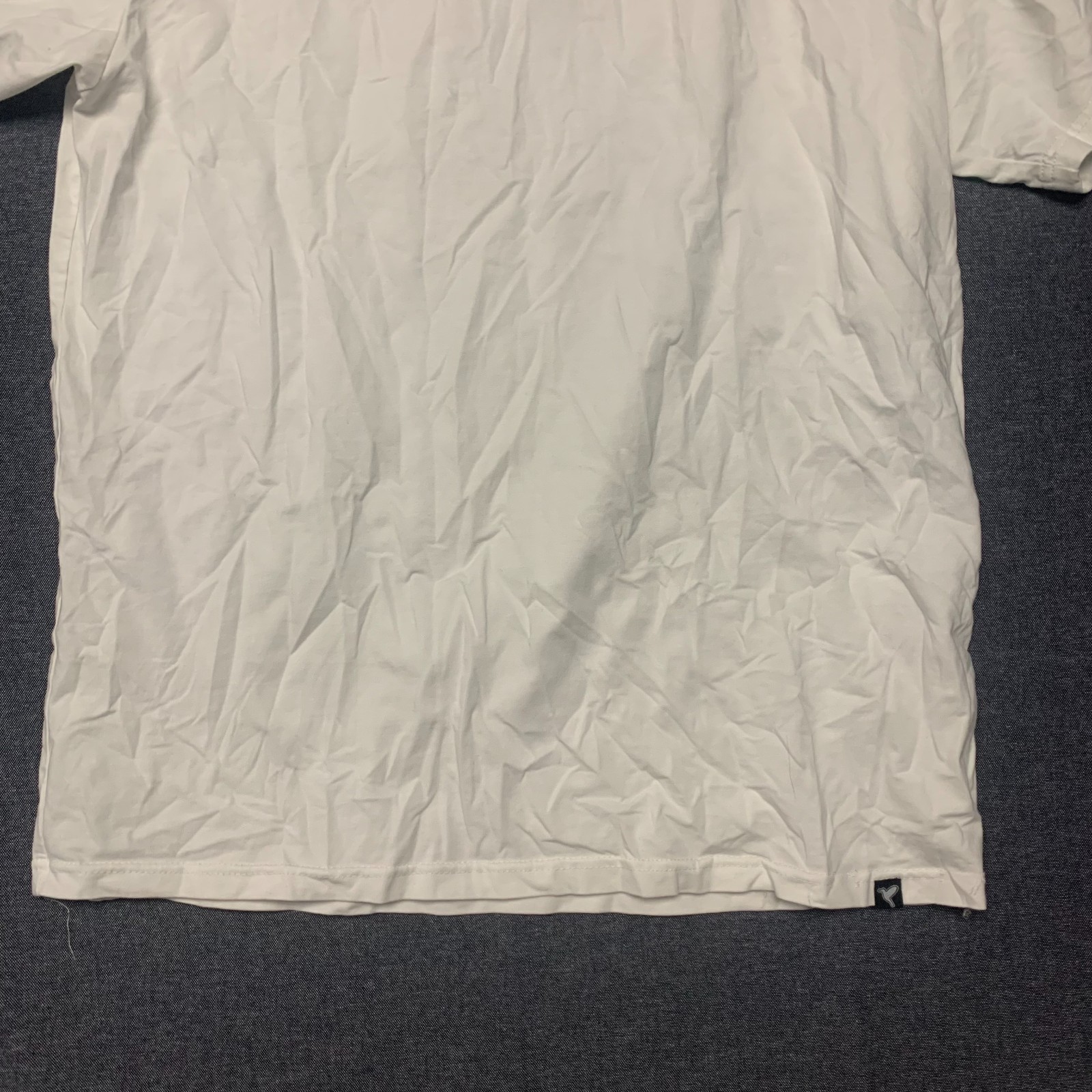Birddogs Men’s T-Shirt Size L White Graphic Logo Tee Paisley Dog Back Print