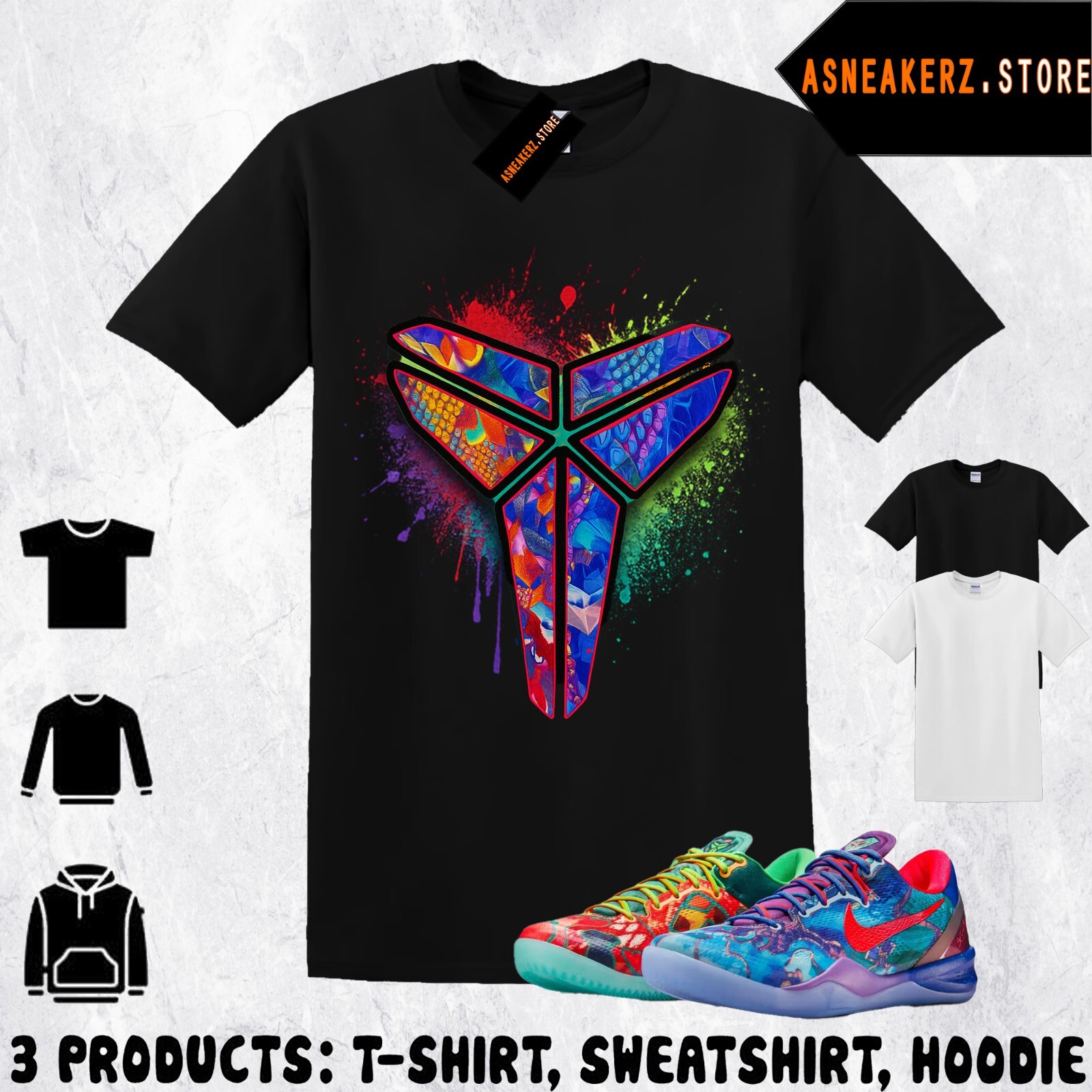 Shirt Matching Kobe 8 Protro What The 2025 To Match Sneaker Mamba Sheath T-Shirt