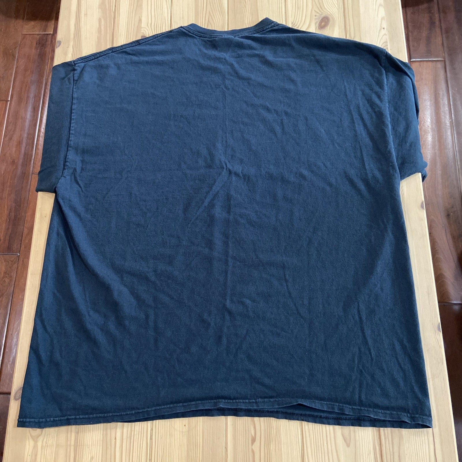 Vintage Texas Hold Em’ Funny Bathroom T Shirt Laughlin 2XL Faded Black
