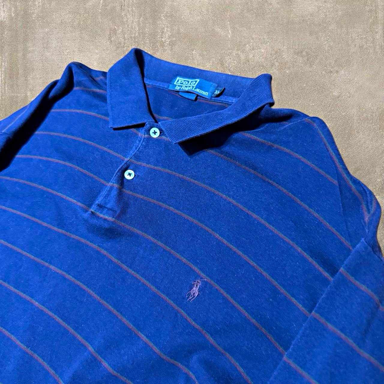 2000s Vintage Y2K Polo Ralph Lauren Streetwear Striped Long Sleeve Shirt