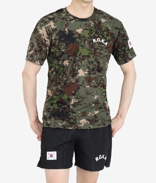 Korean Military ROKA Digital Camo T-Shirt with Coollon Technology
