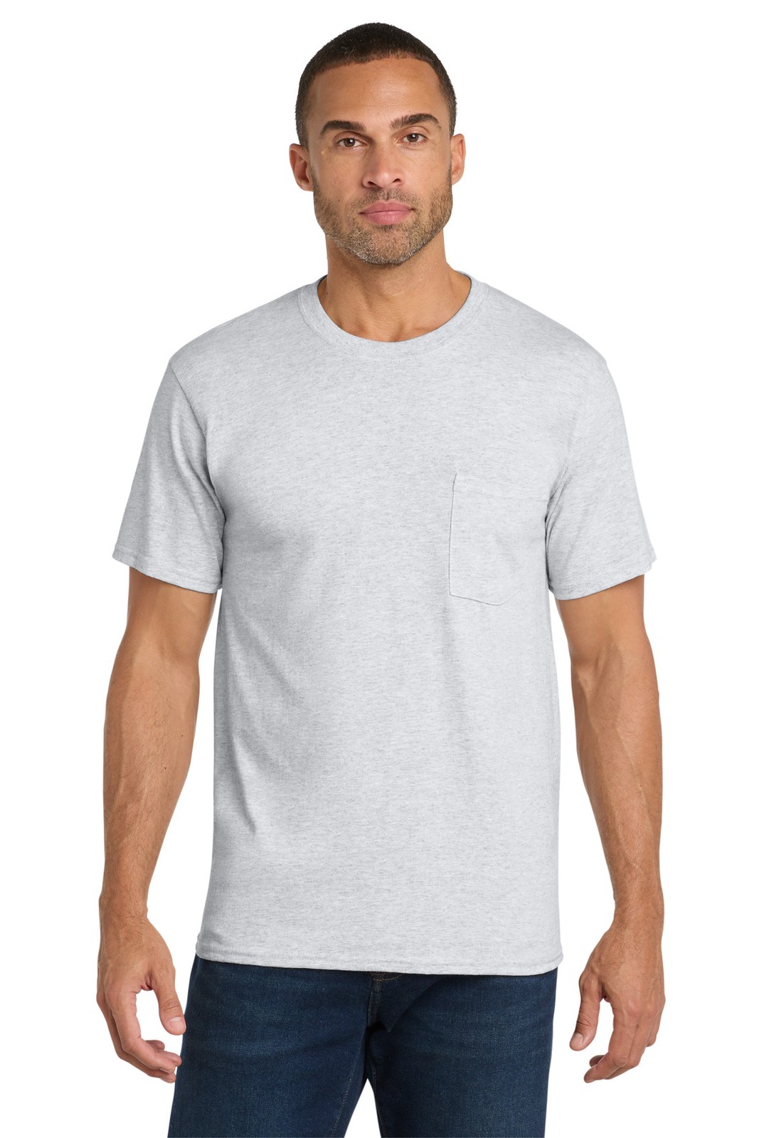 Port & Co Core Cotton Pocket Tee PC54P