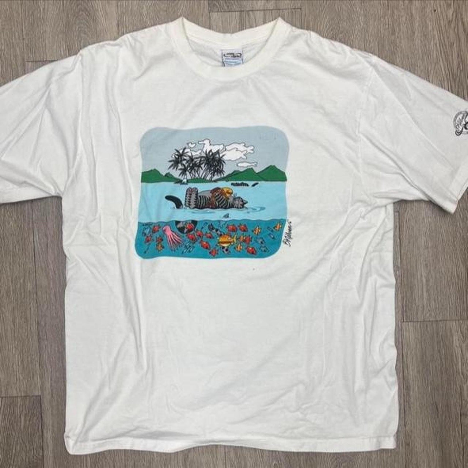 B kliban cat crazy shirts Size L Mens vintage graphic tee