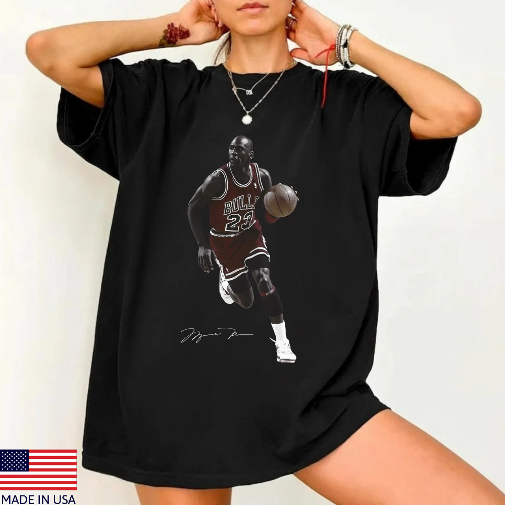 Vintage Basketball Graphic Tee, Michael Jordan T-shirt, Jordan 23 Tee