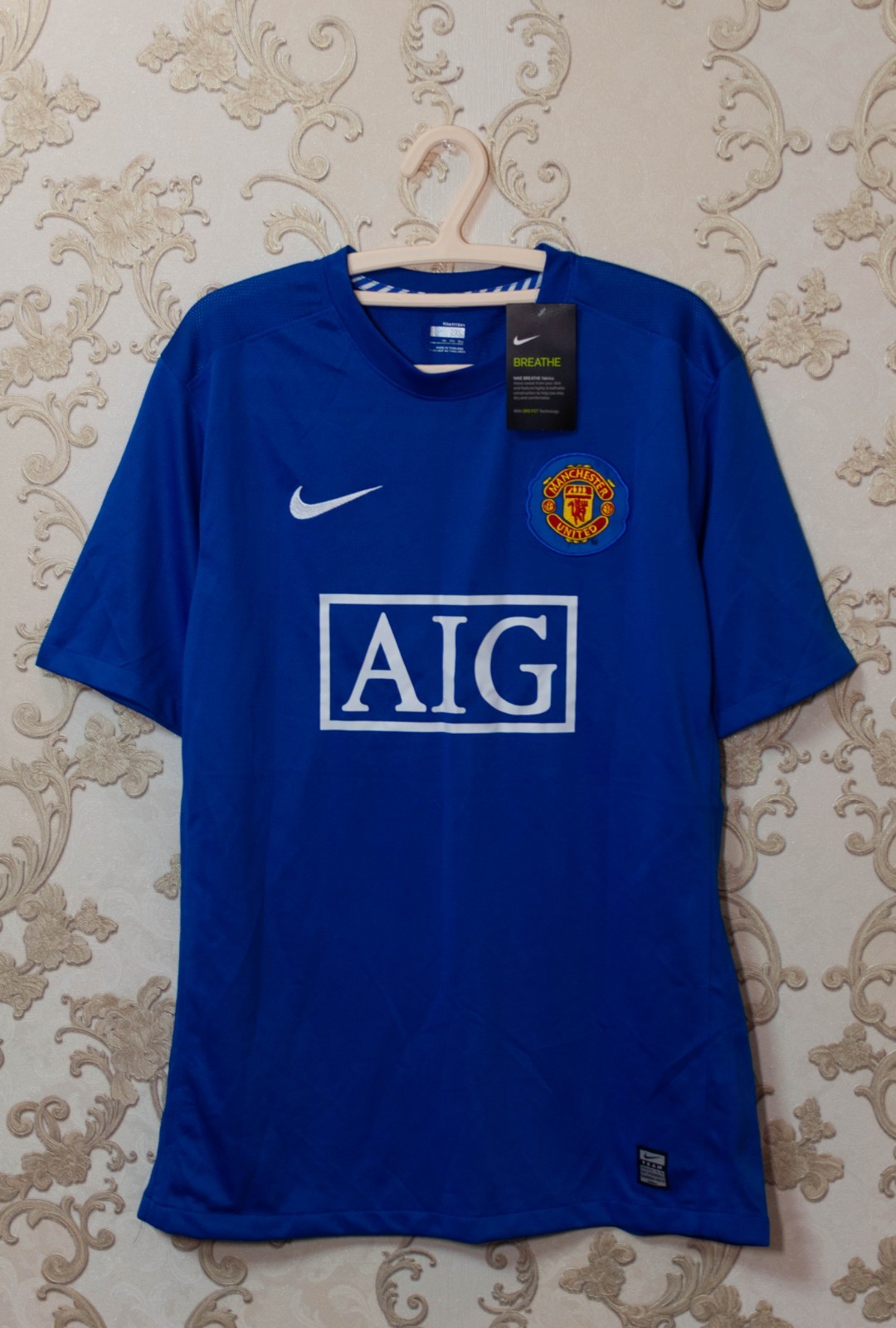 Manchester United 2008 – 2009 new third 3rd shirt jersey #7 RONALDO size L