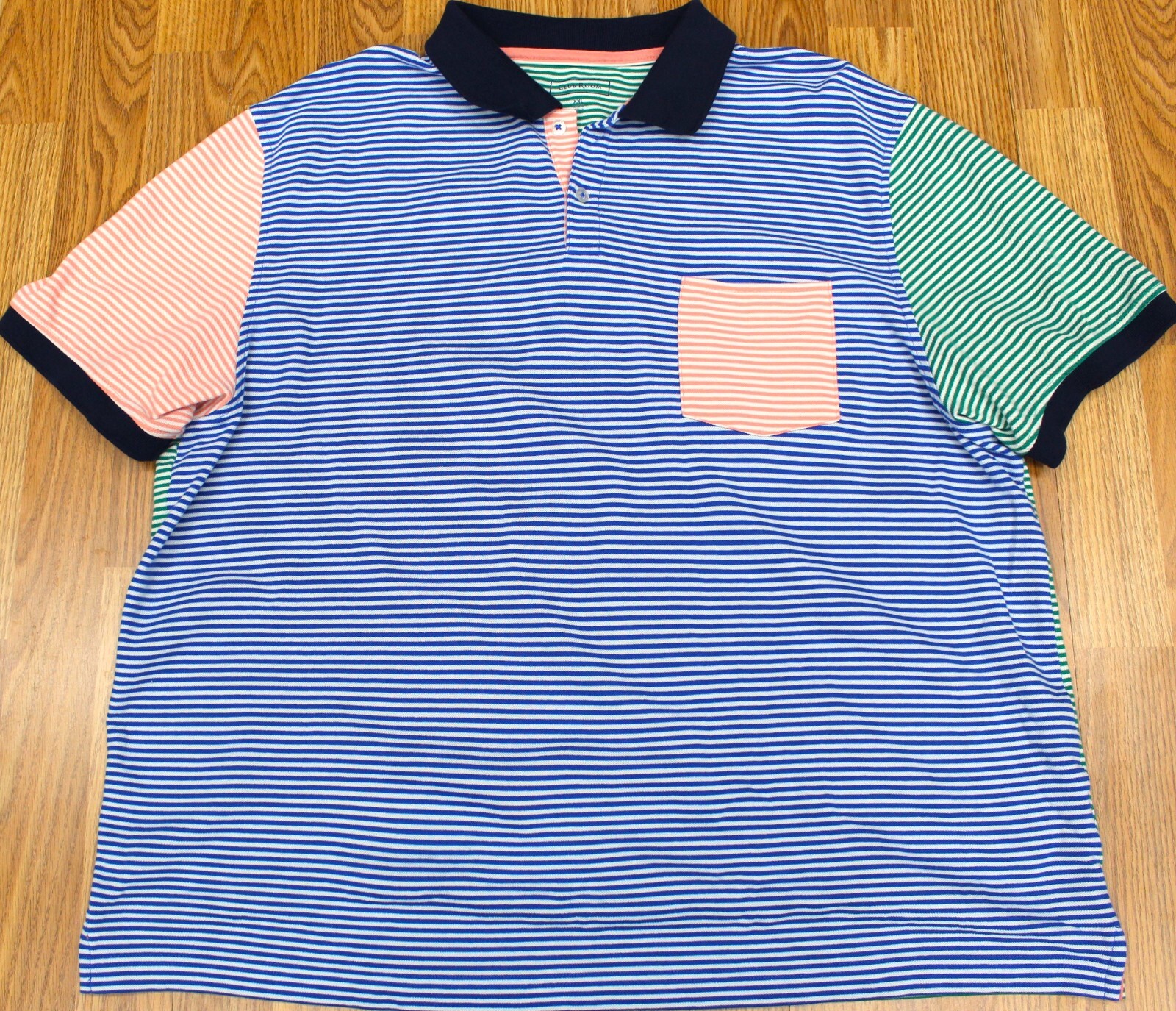 CLUB ROOM REGULAR FIT POLO SHIRT COTTON/POLY/SPADEX PIQUE KNIT 2X-LARGE, XXL