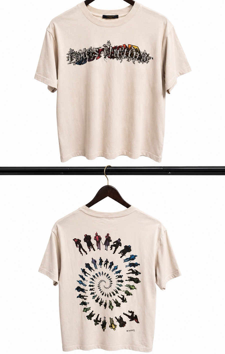Louis Vuitton Virgil Abloh SS19 Wizard of Oz Spiral Tee White Men’s L