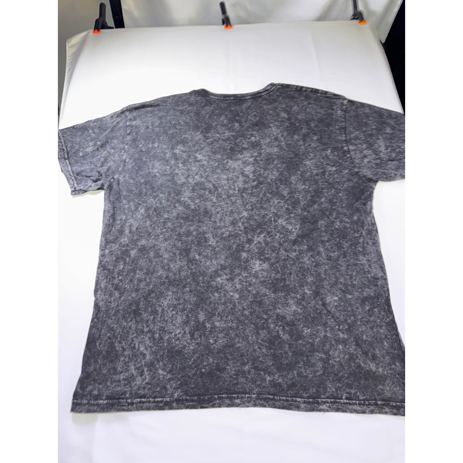 Brisco Brands Street Fighter Ryu Angel Graphic Tee Acid Wash Gray Mens 2X NWOT