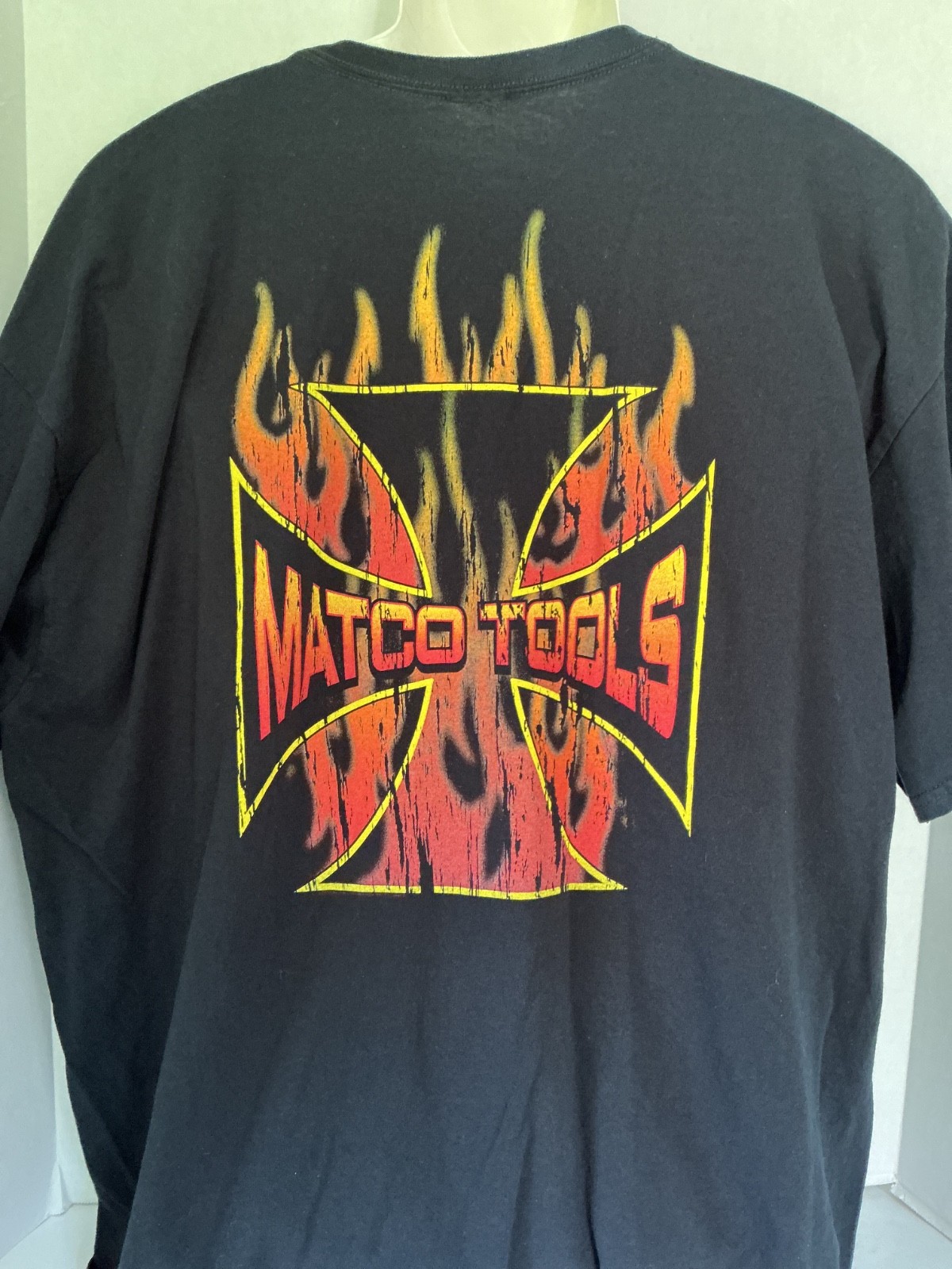 Vintage MATCO TOOLS black POCKET 2 sided T-shirt sz 2XL XXL