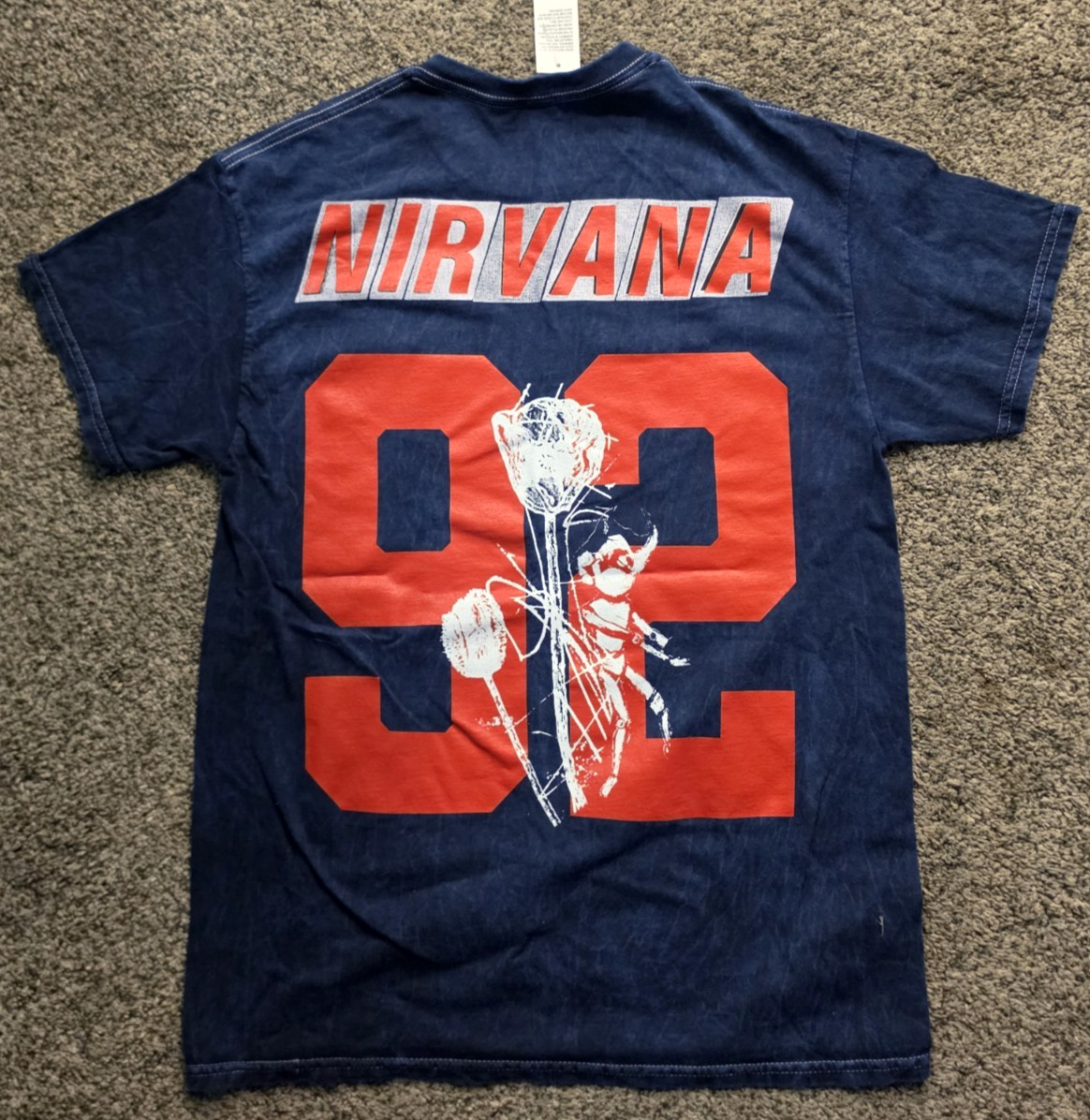 Nirvana In Utero 93′ Album Cover Logo/Tour Graphic T-shirt Kurt Cobain Med
