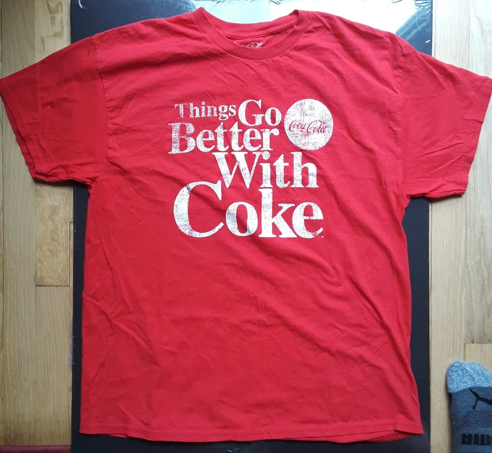 NEW Coca-Cola “Things Go Better With Coke” XL Graphic Advertising T-Shirt