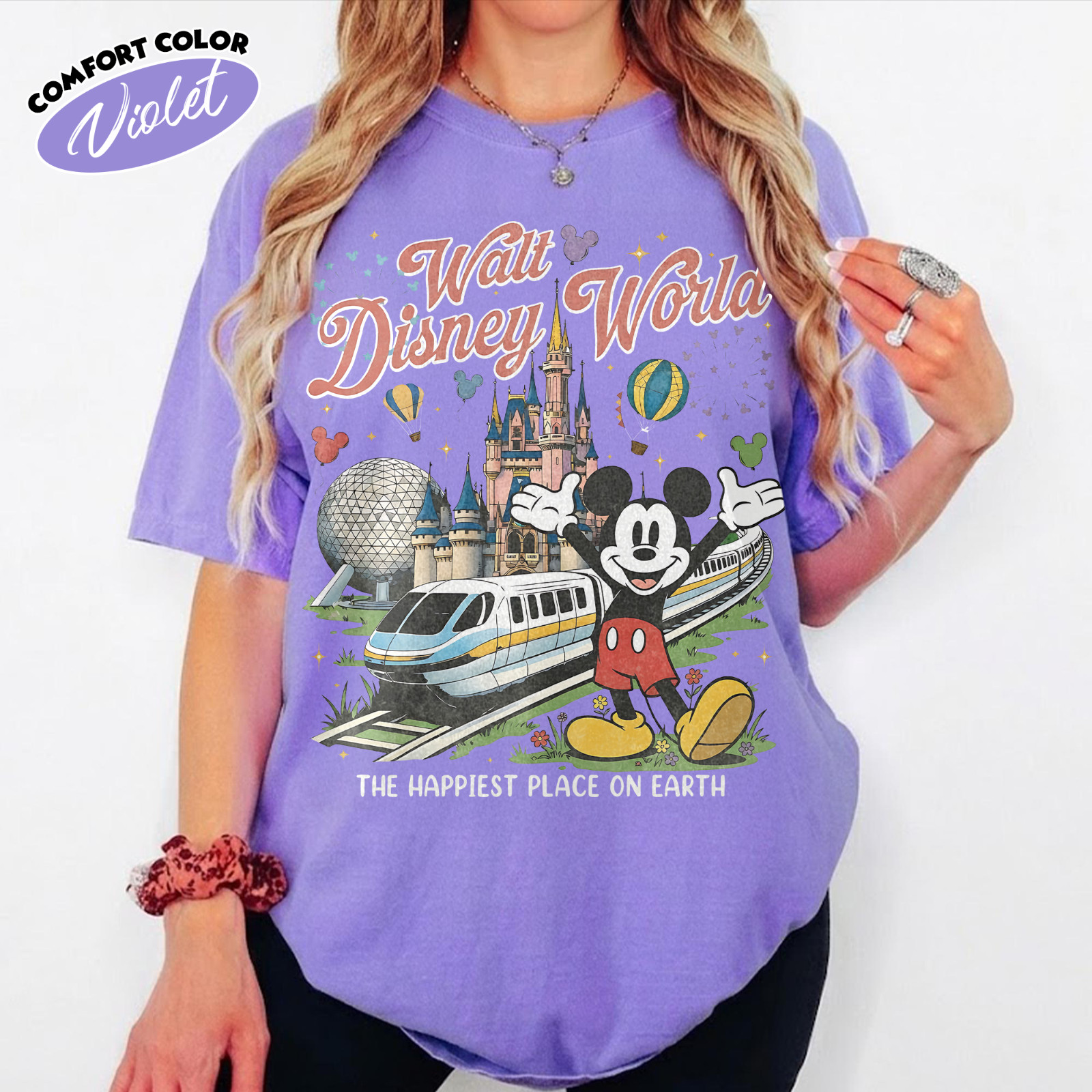 Mouse Magic Kingdom Shirt, The Happiest Place On Earth Tee