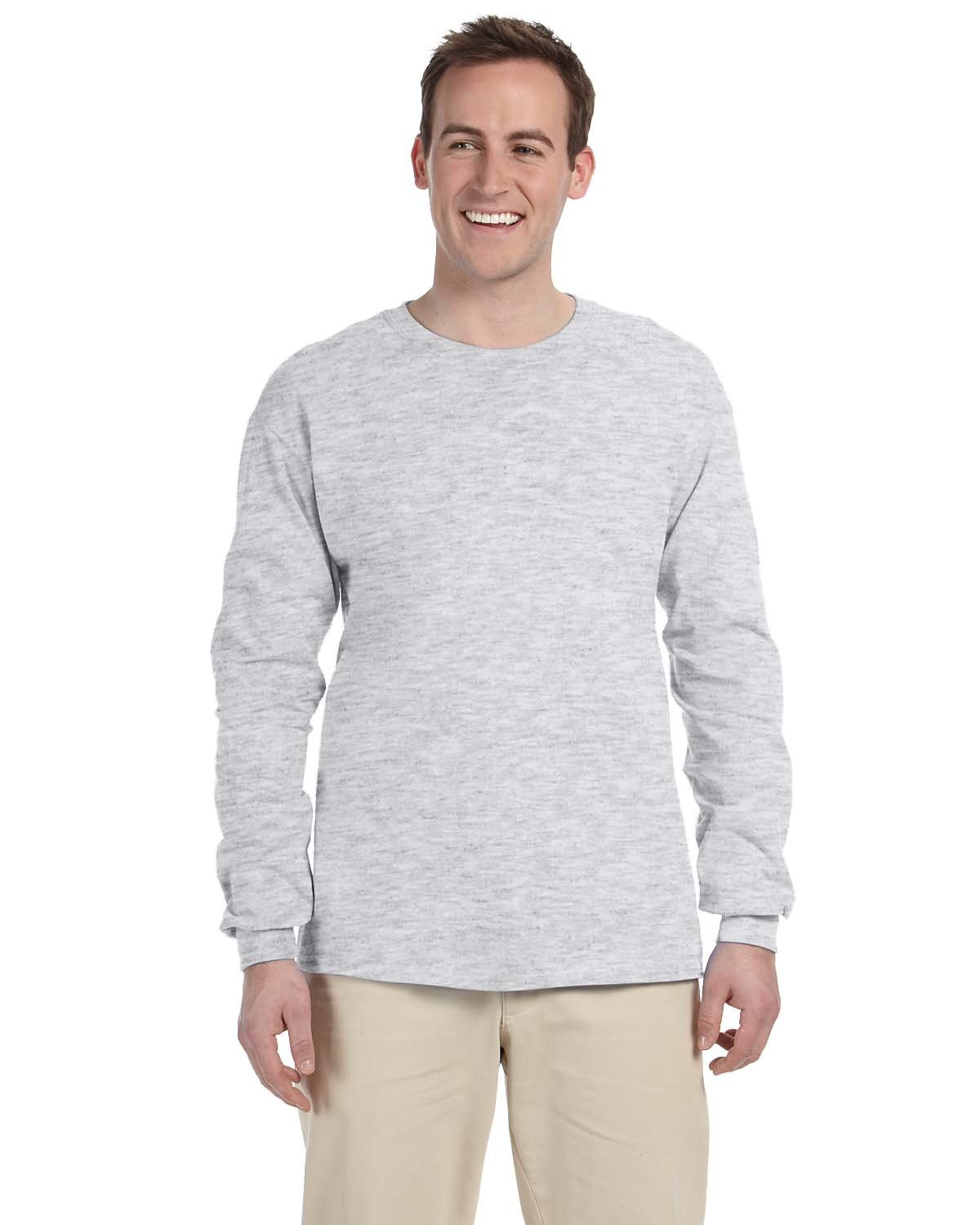 Gildan Men’s Ultra Preshrunk Cotton Crew Neck Long Sleeve Tee Top T-Shirt – G240