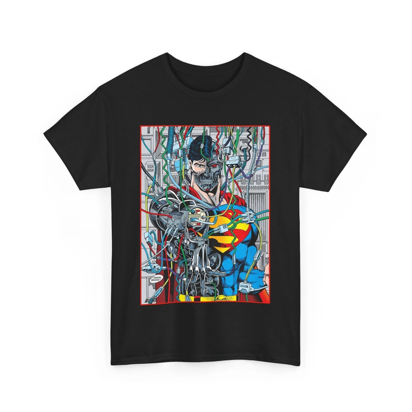 Cyborg Superman T-Shirt – DC Comics – Dan Jurgens Art – Reign of the Supermen