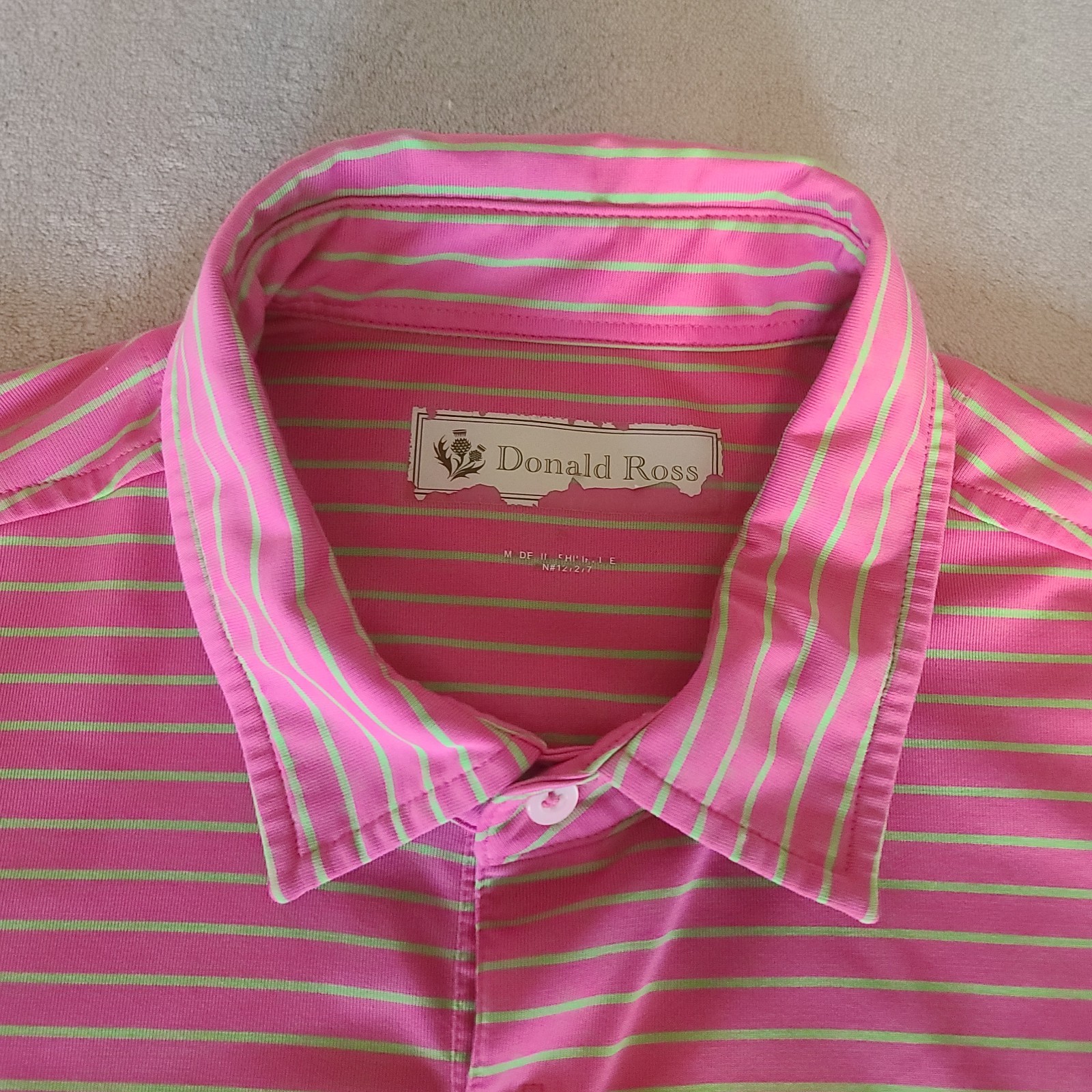 Donald Ross Mens Extra Large Multi Colors Brasstown Valley Resort Spa Polo Shirt