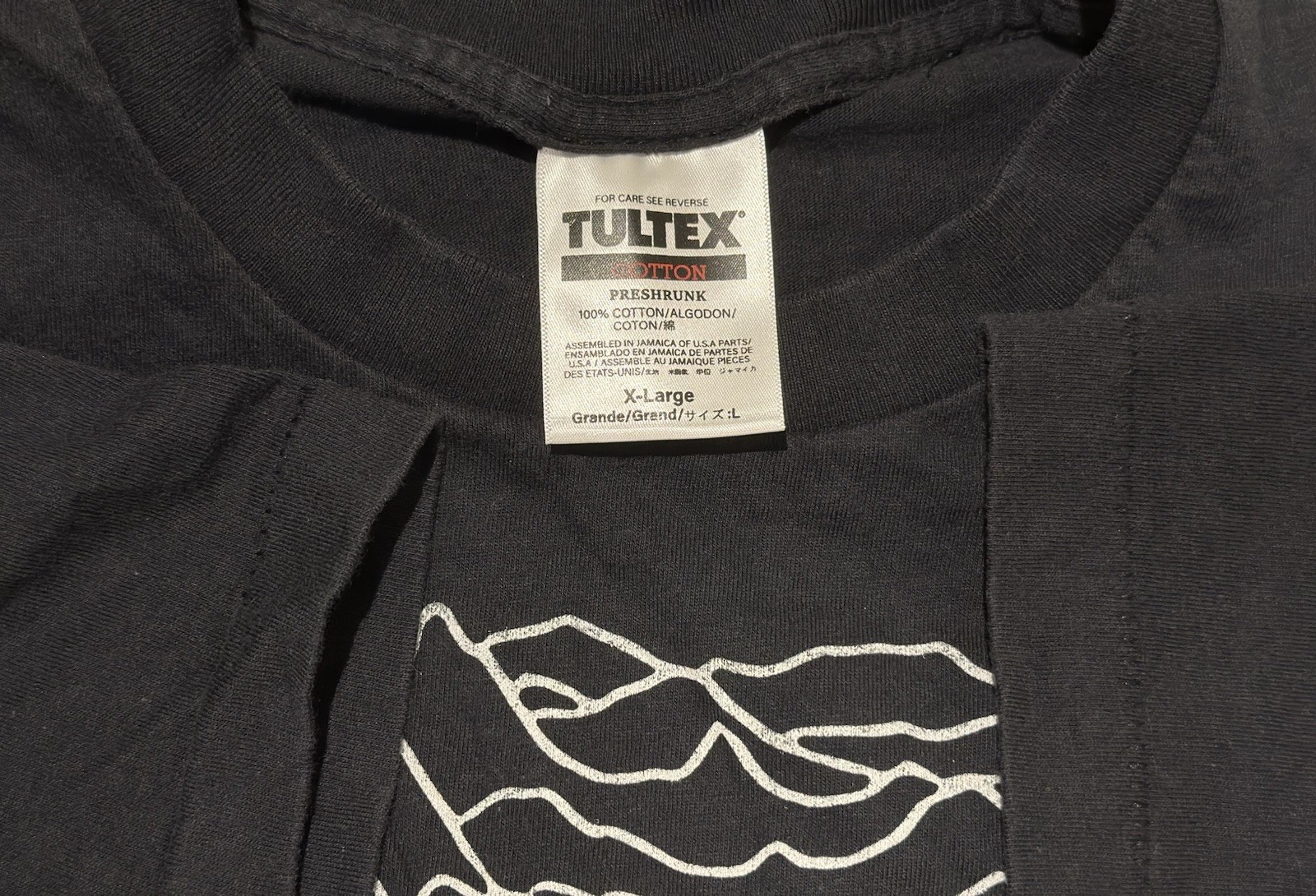 JOY DIVISION vintage 1995 UNKNOWN PLEASURES t shirt LOVE WILL TEAR US APART