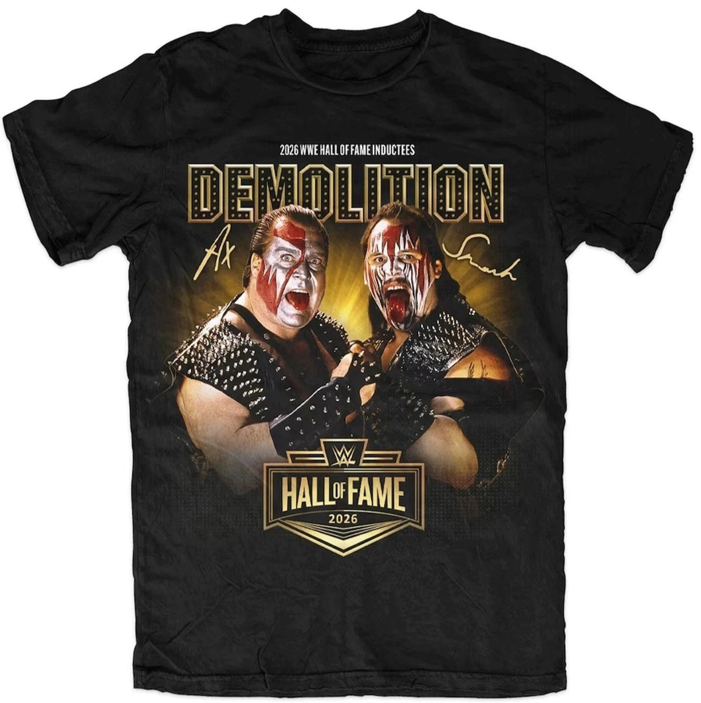 Demolition WWE Hall Of Fame 2026 Inductees signatures T-Shirt Size S-4XL
