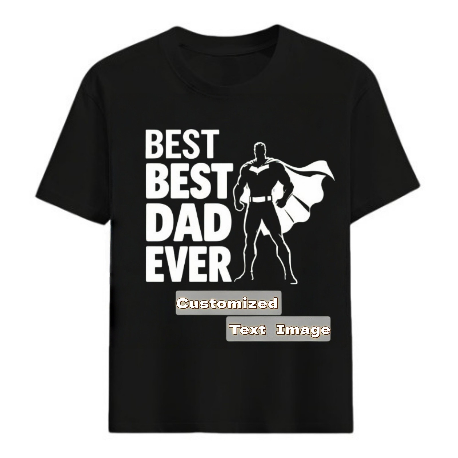 Father’s Day Custom T Shirt Personalized Name Photo Gift For Loving Father