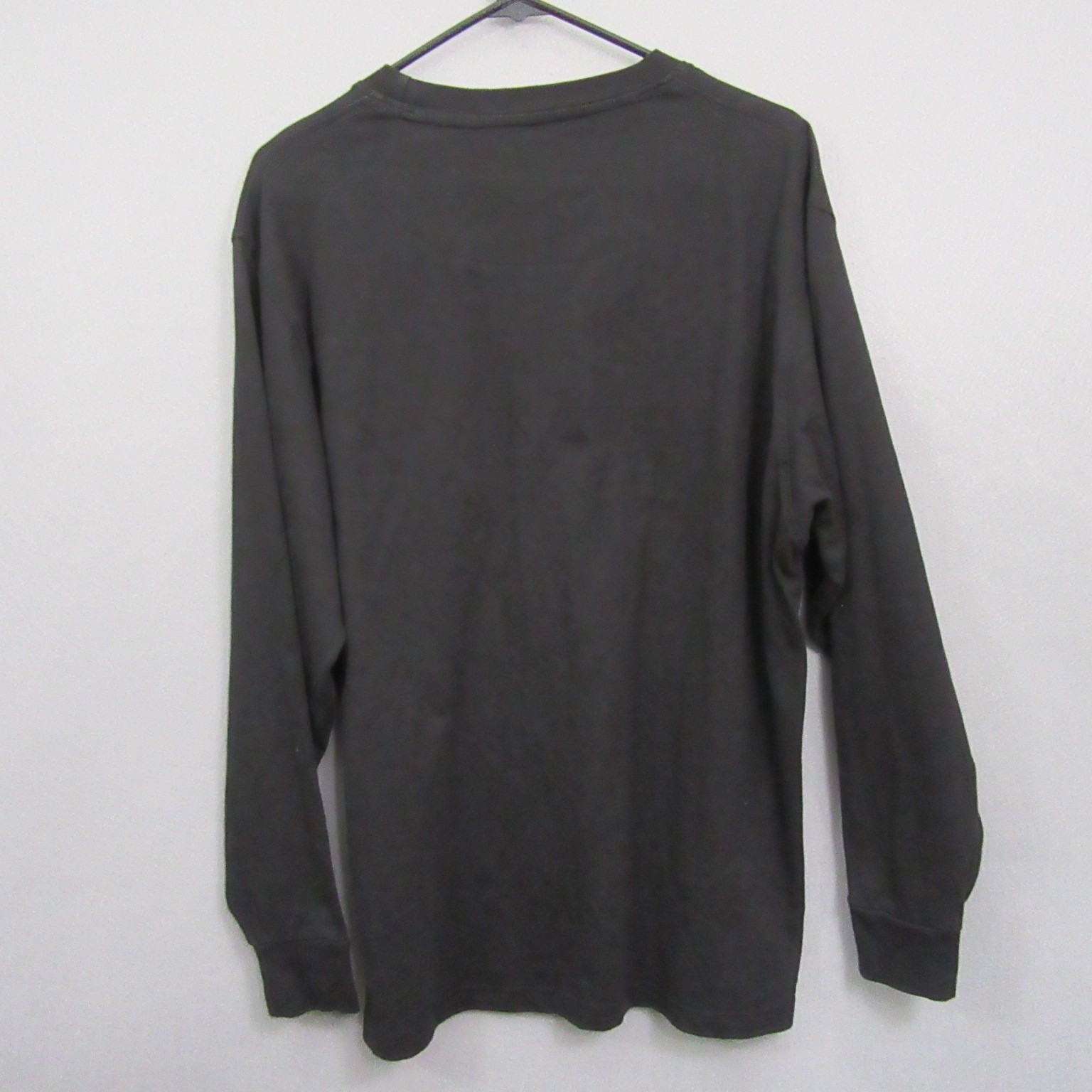 Ben Davis Mens Long Sleeve T Shirt M Black Pocket Workwear Pullover Tee