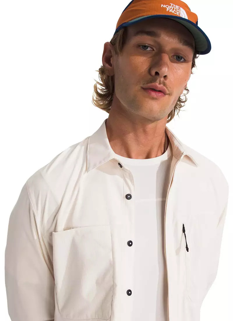 The North Face Men’s Lightrange Long-Sleeve Button Up Shirt TNF MSRP $95