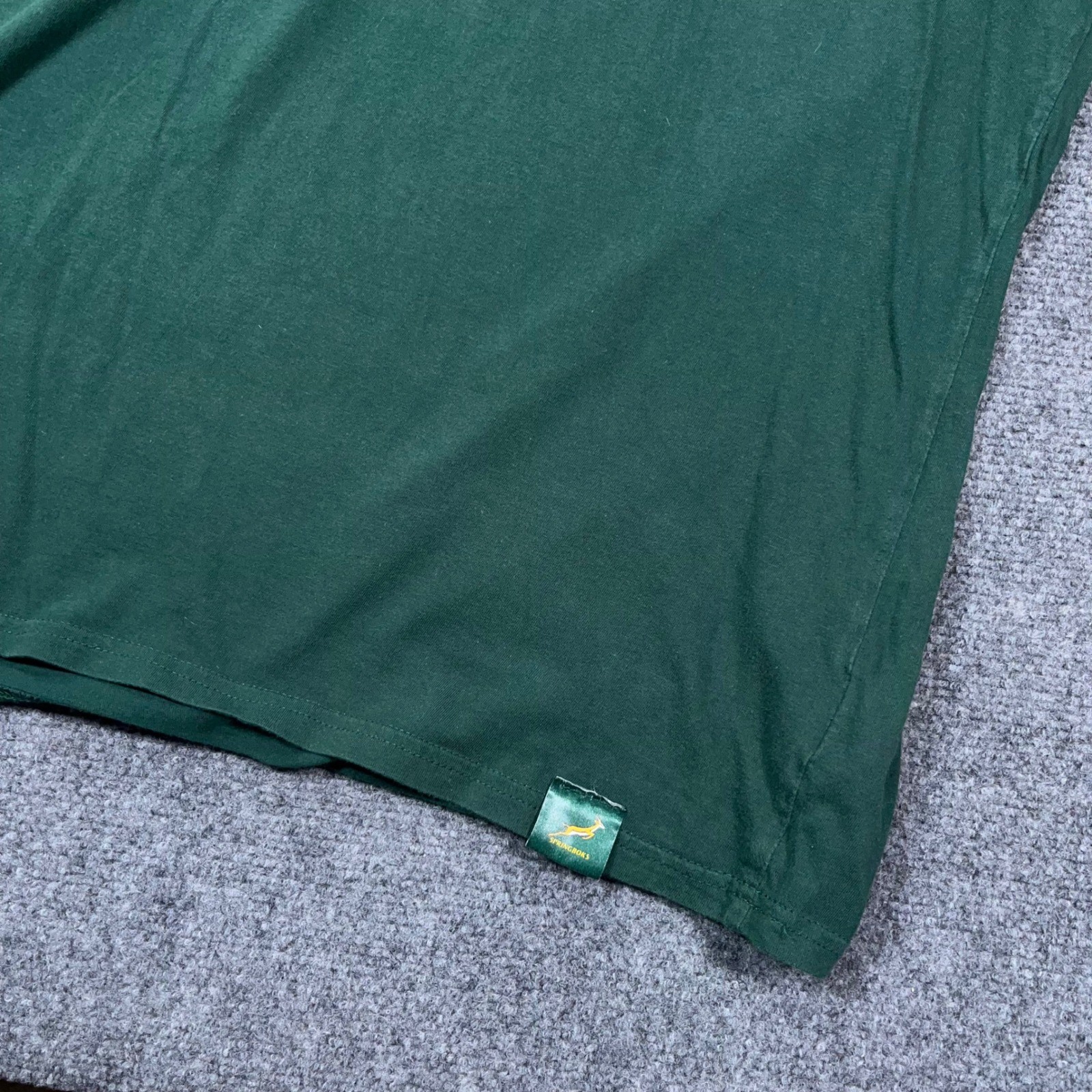 Springboks Official Licensed Product T-Shirt Mens XL Love Rugby Graphic Green