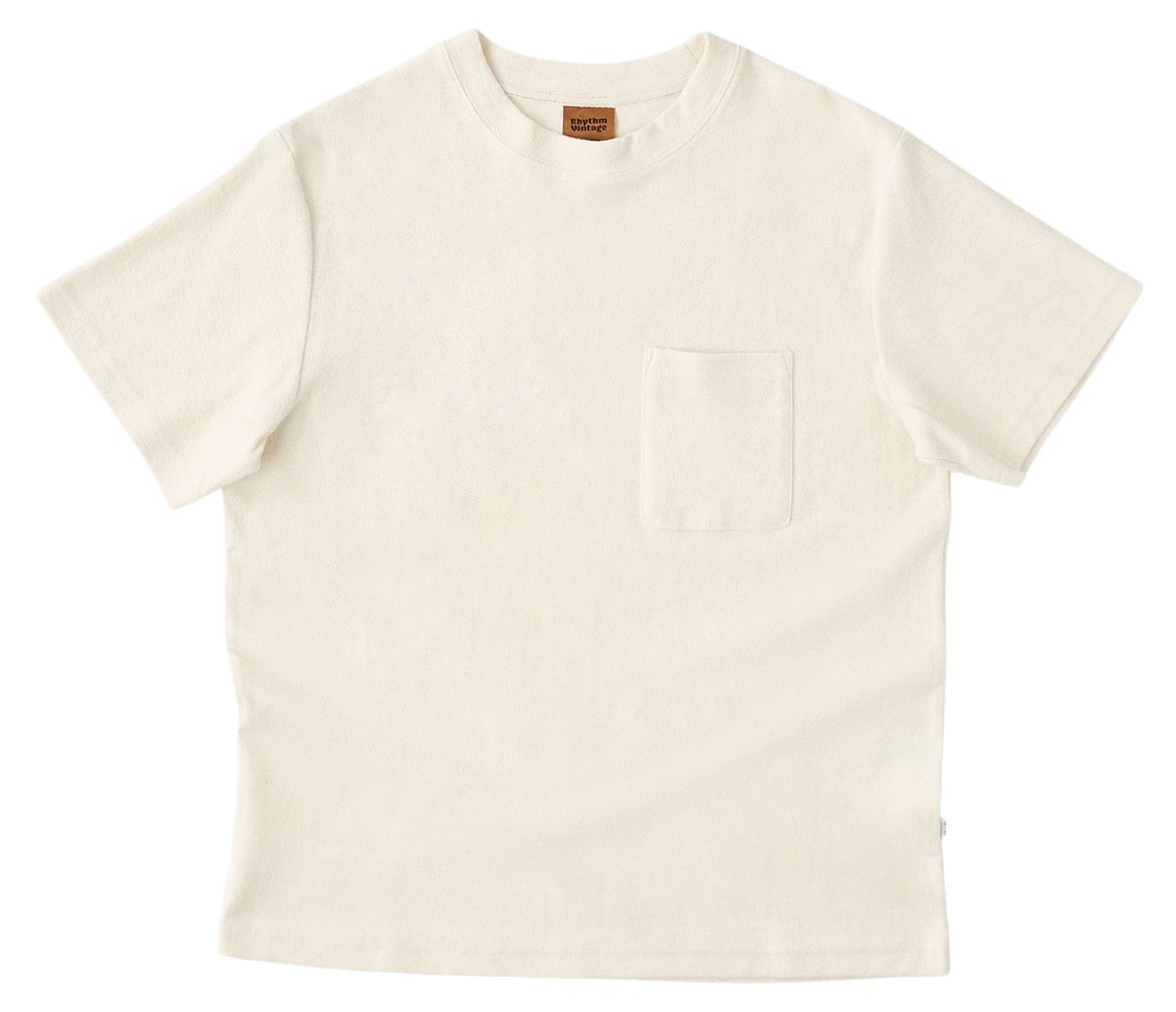 Rhythm Vintage Terry SS T-Shirt – Natural – New