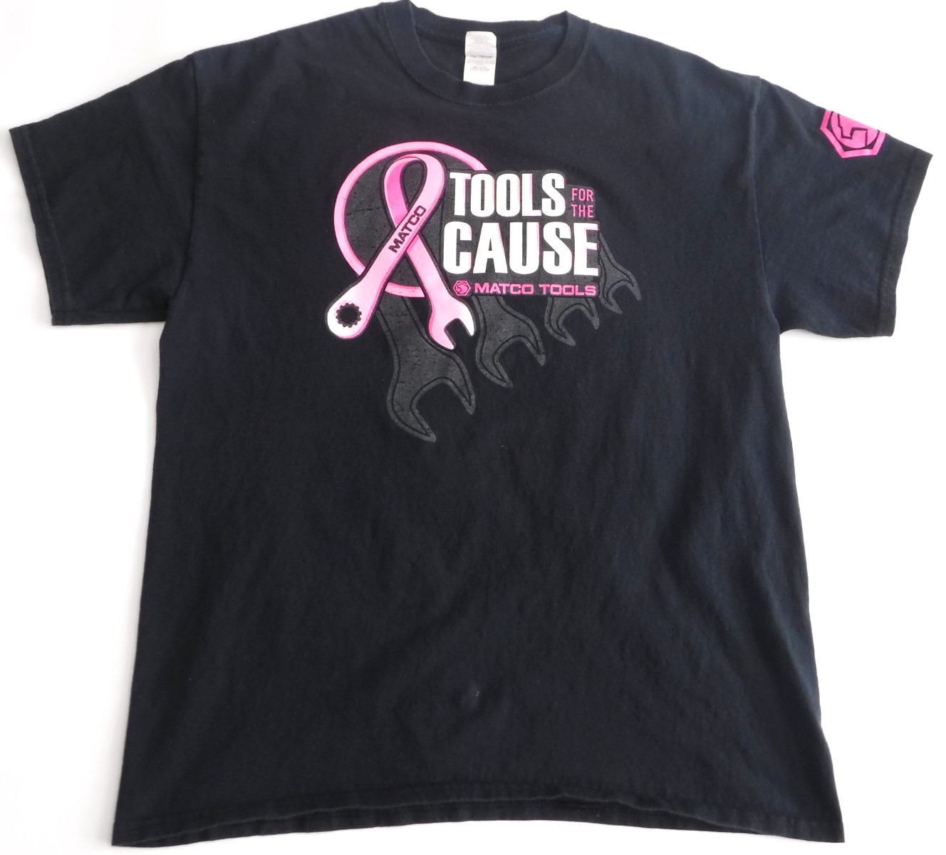 Matco Tools for the Cause Breast Cancer Awareness Black Unisex Adult T Shirt L