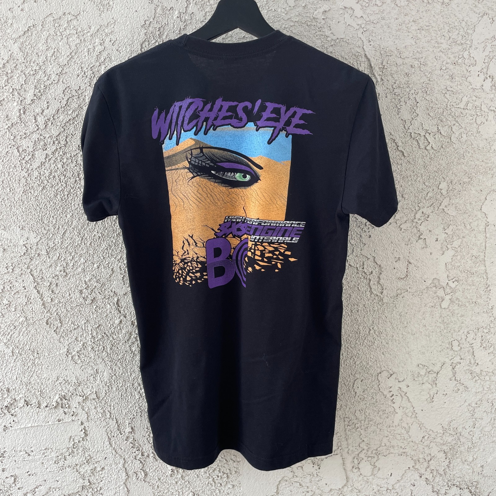 Witches Eye Graphic Tee Black Next Level Apparel Small Goth Y2K Streetwear