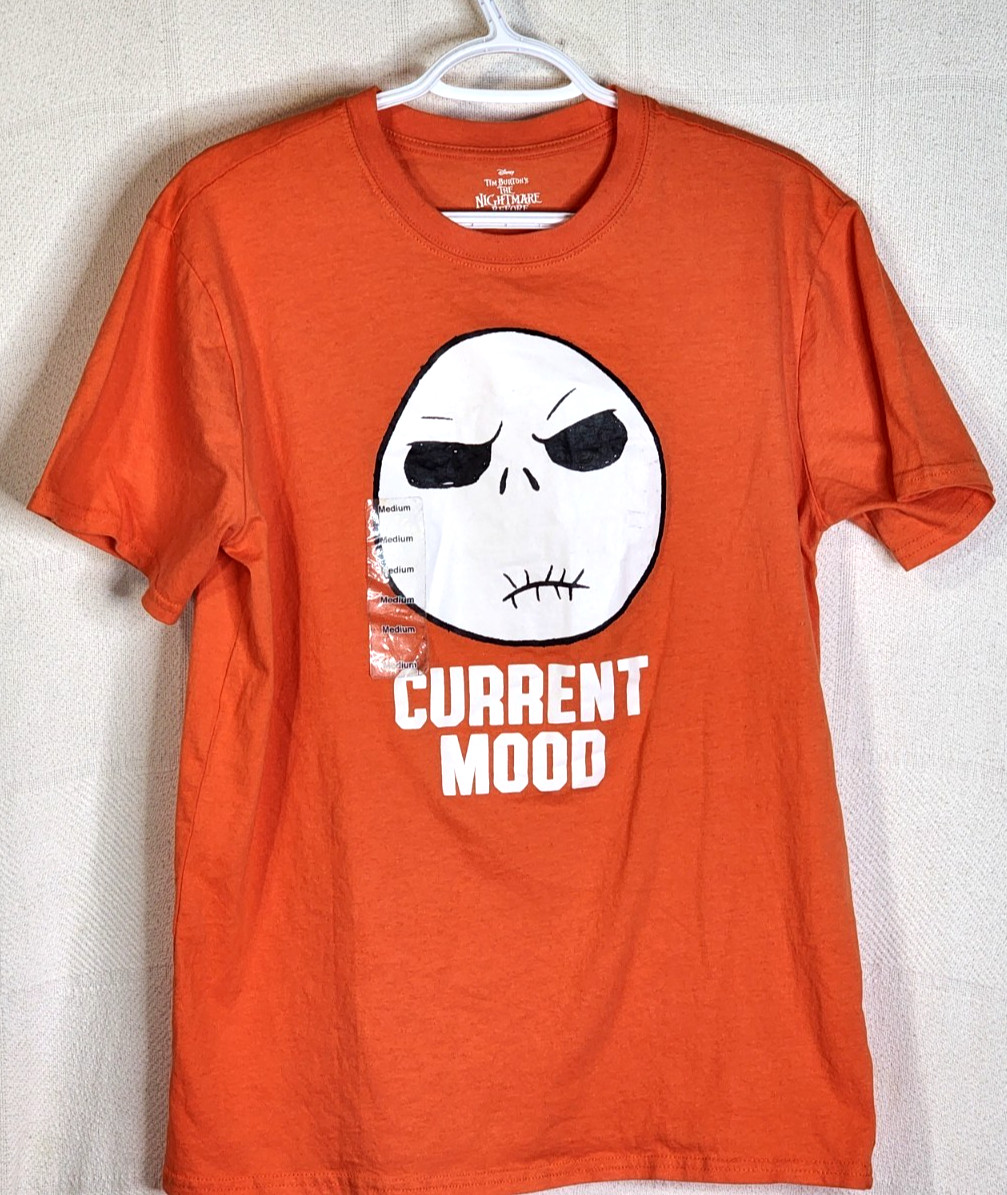 Disney Tim Burton’s Nightmare Before Christmas Current Mood Graphic Tee Size M