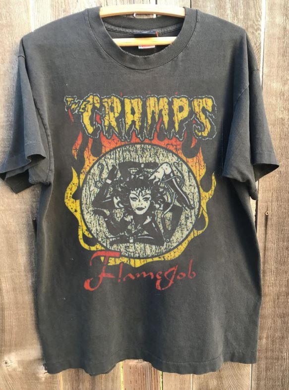 The Cramps Band Classic Style Charcoal Cotton T shirt Unisex S-5XL KH17961