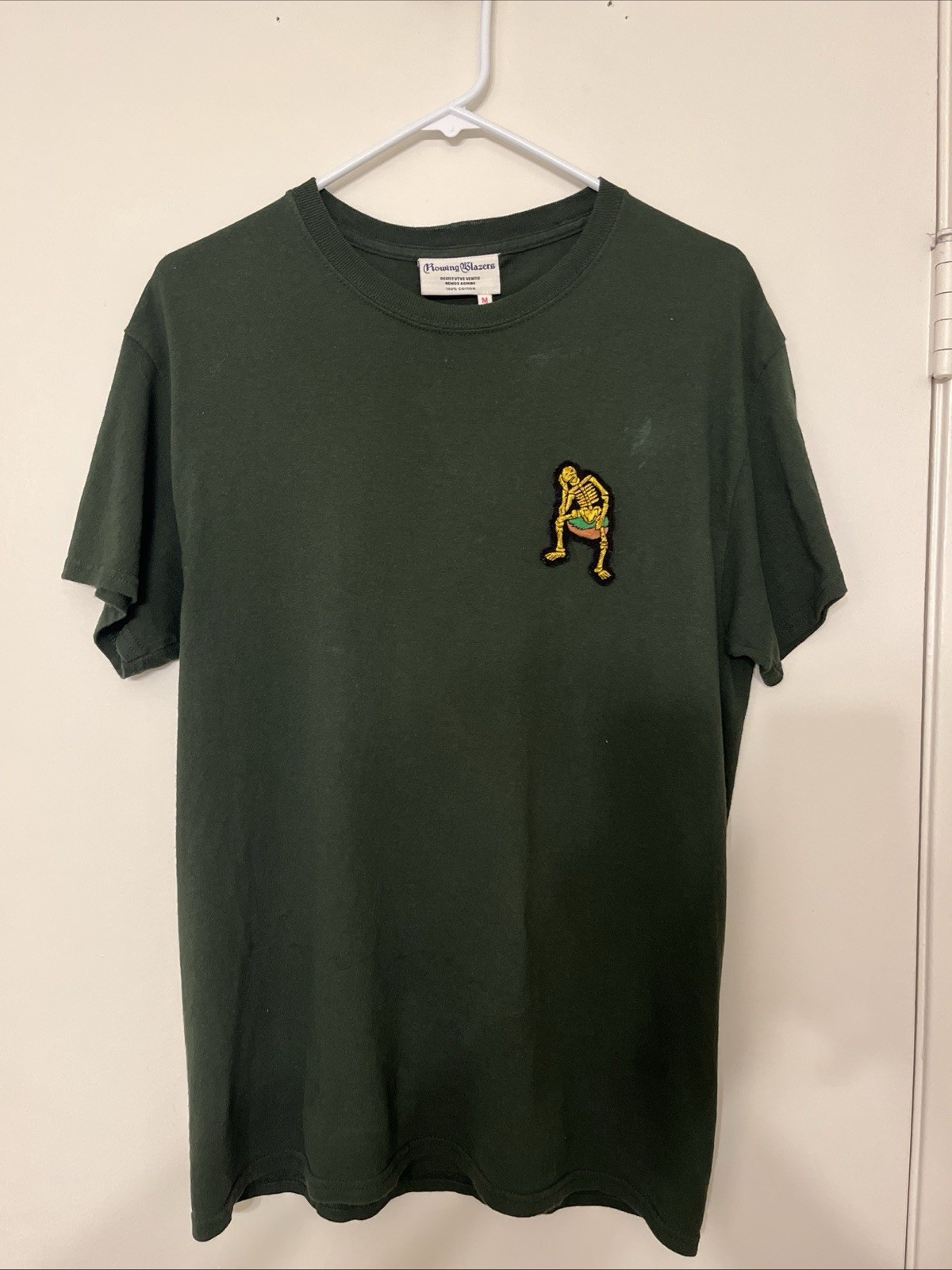 Rowing Blazers Green Derry Bones Tee Size M *see description