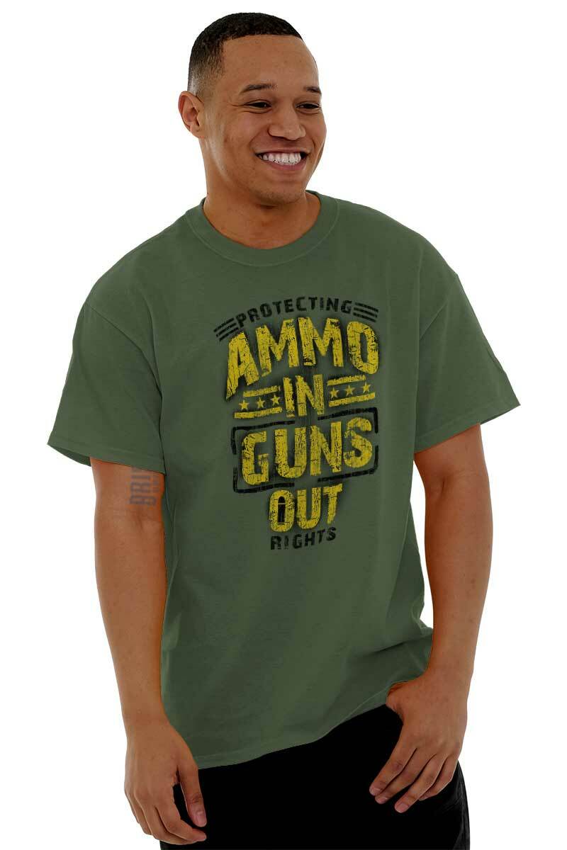 Protect 2nd Amendment Gun Rights Pro 2A Gift Womens or Mens Crewneck T Shirt Tee