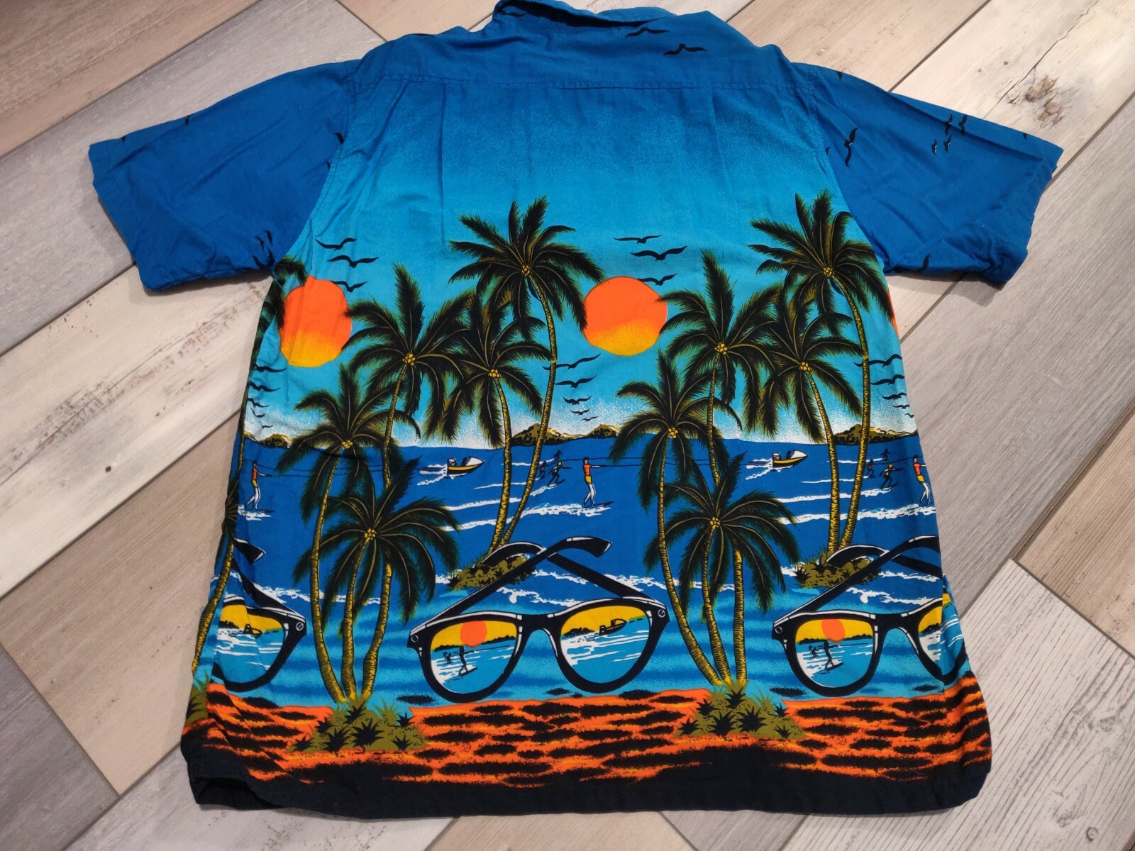 Vintage St. Maarten N.A. Caribbean Fashions S/S Hawaiian Shirt – Men’s XLarge XL