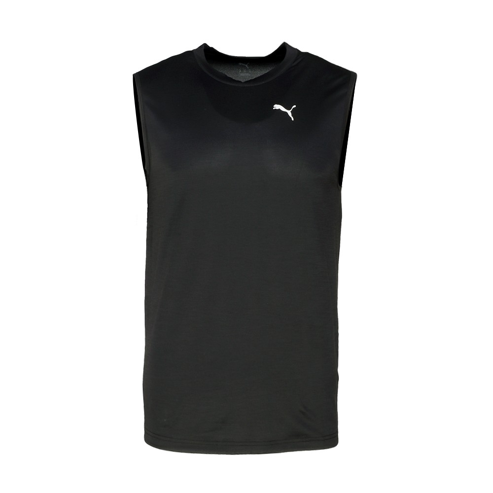 PUMA All In Crew Neck Athletic Tank Top Mens Black Casual Athletic 68614701
