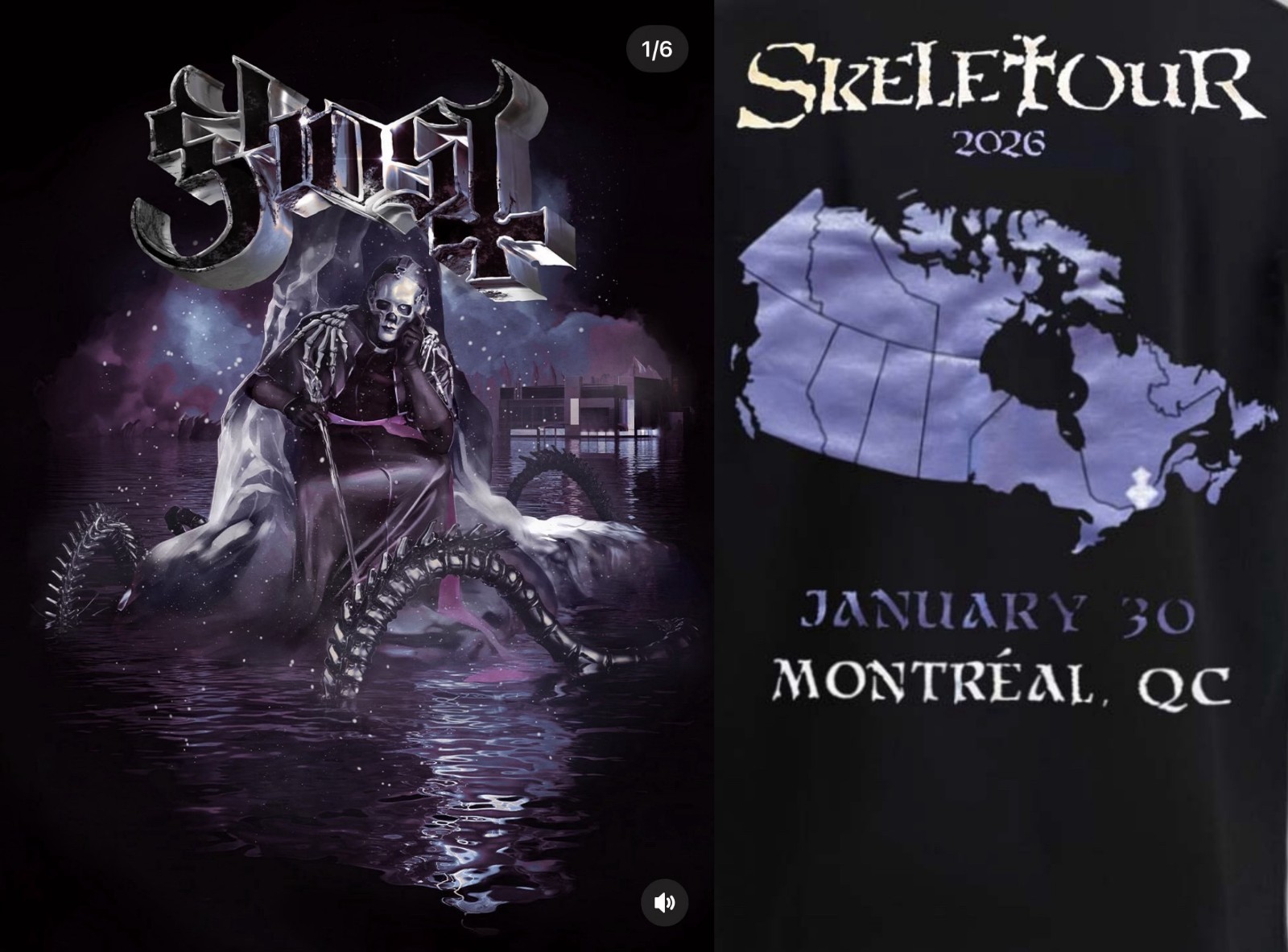 Ghost Skeletour Orlando Florida Venue Tee On January 21 2026 T-Shirt-SP3