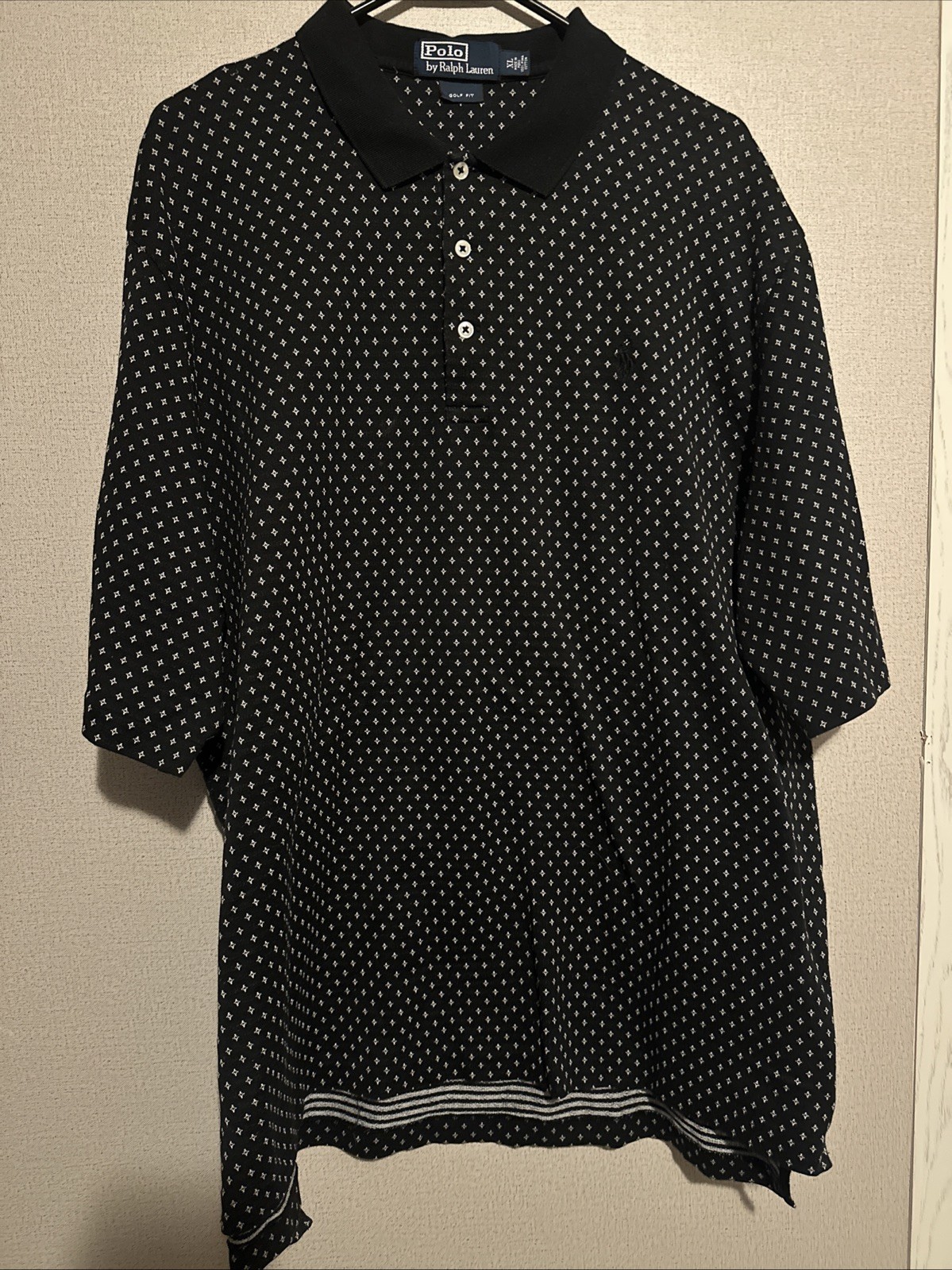 Rare VTG Polo Ralph Lauren Diamond Golf Fit Short Sleeve Shirt