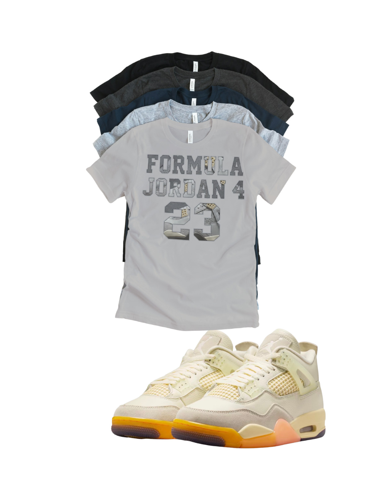 Shirt to match Jordan 4 Birds of Paradise Formula 4 Tshirt Sneakerhead Match Tee
