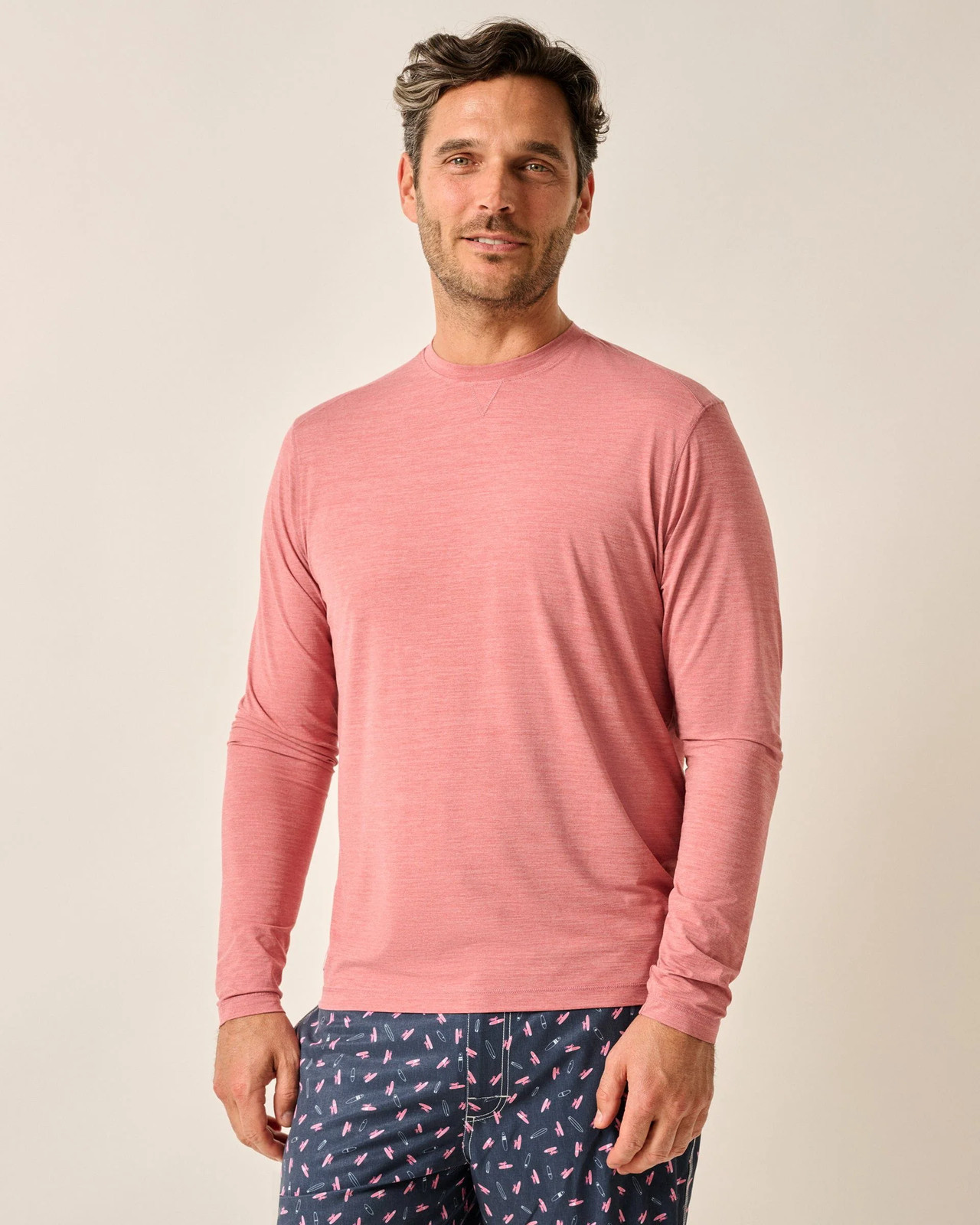 johnnie-O Basin Performance Upf Long Sleeve Sun Shirt MC-7840722