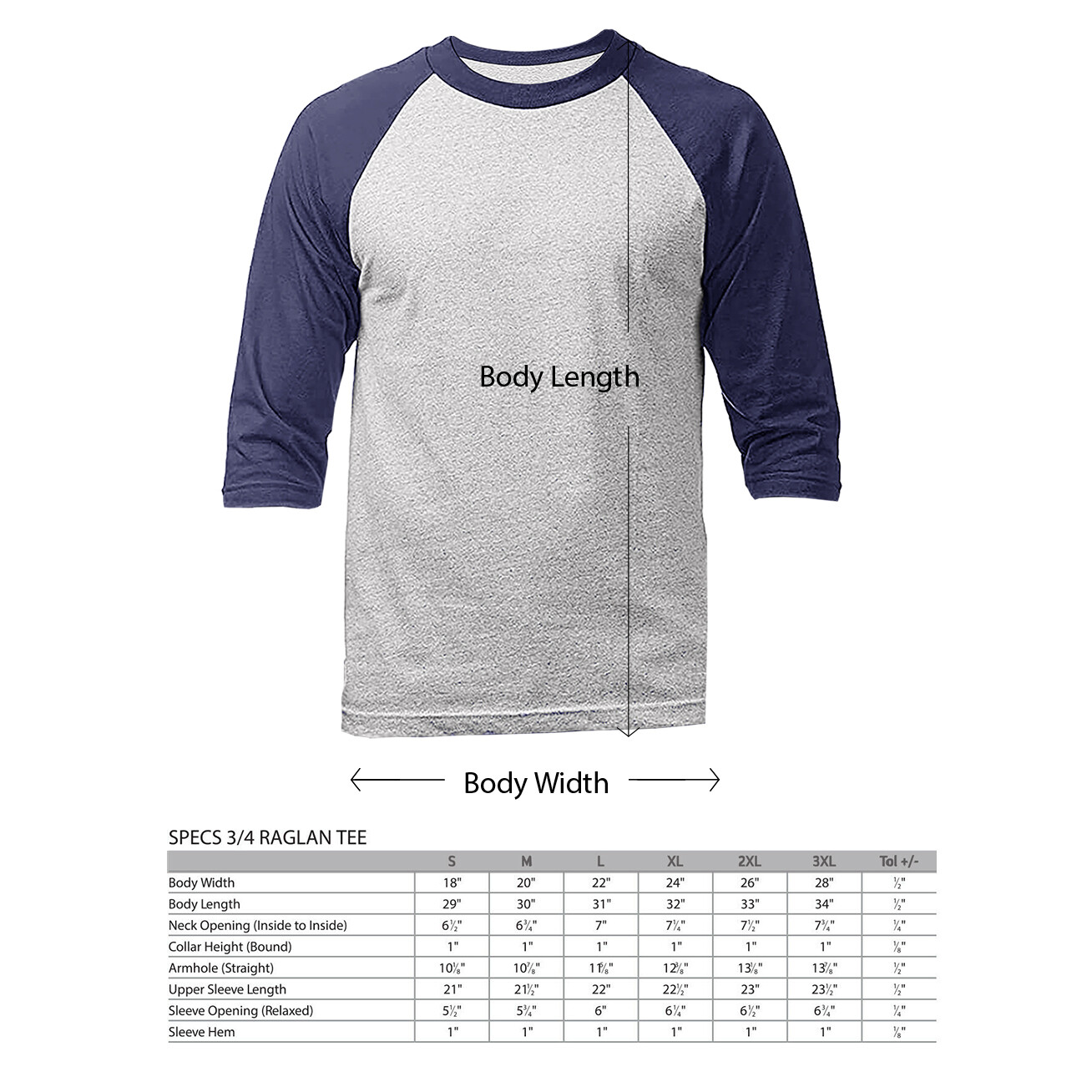 Route 66 Americas Highway Graphic 3/4 Sleeve Raglan