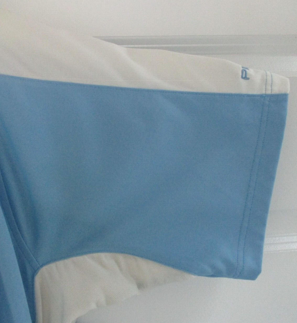 Unknown Brand Men’s Blue w/ White 2XL Golf Polo Shirt Collared Short Sleeve