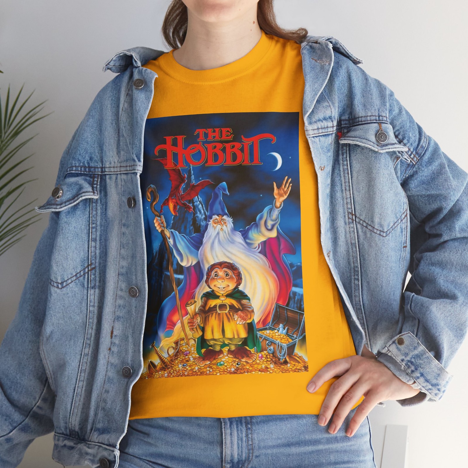 The Hobbit (1977) T-Shirt fantasy animation Rankin Bass Tolkien 70s