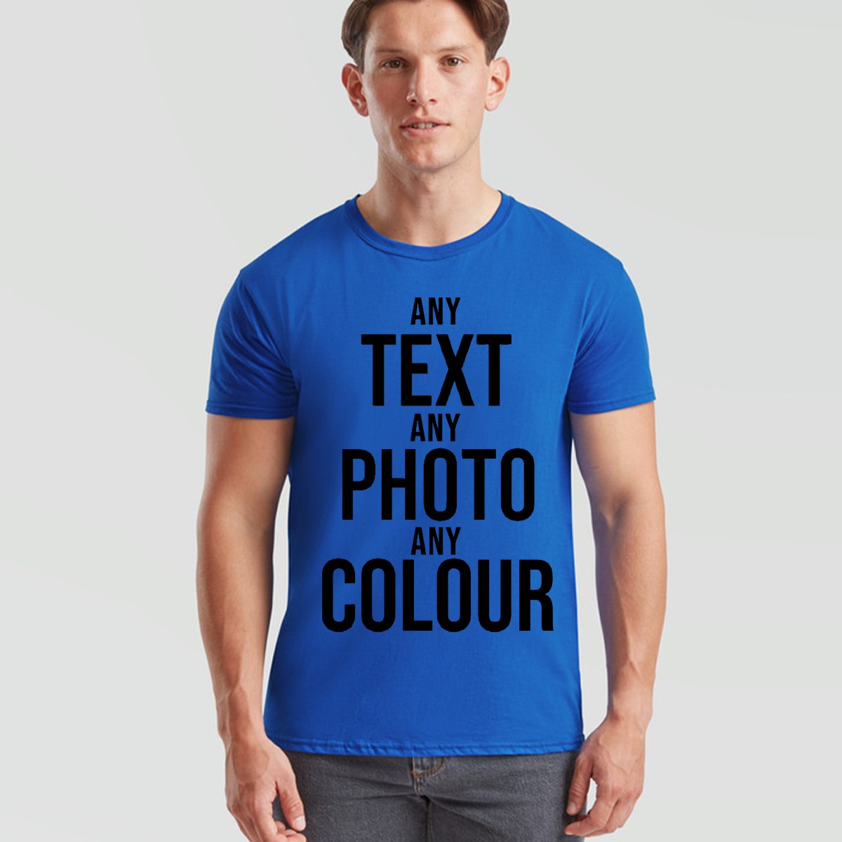 Personalised Unisex T Shirt Custom Name Text Photo Handmade Create Your Own