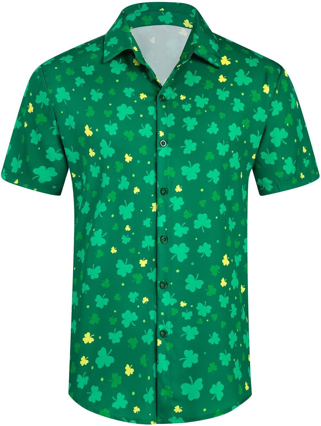 Mens Hawaiian Shirt Short Sleeve Button Down Funny Tropical Beach Summer Tops