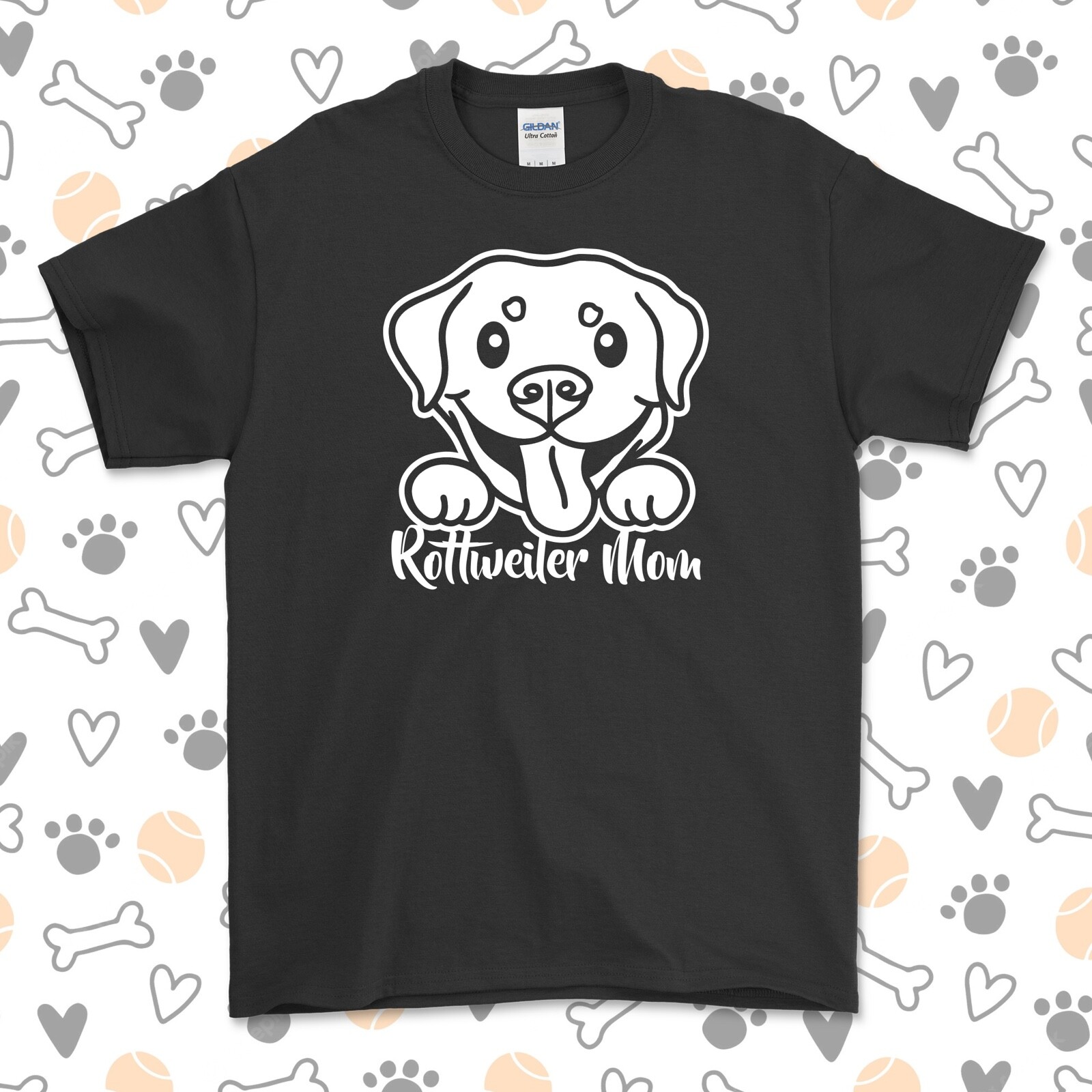 Rottweiler Mom T-Shirt | Dog Breed | Pick Your Color! | Dog Mom |