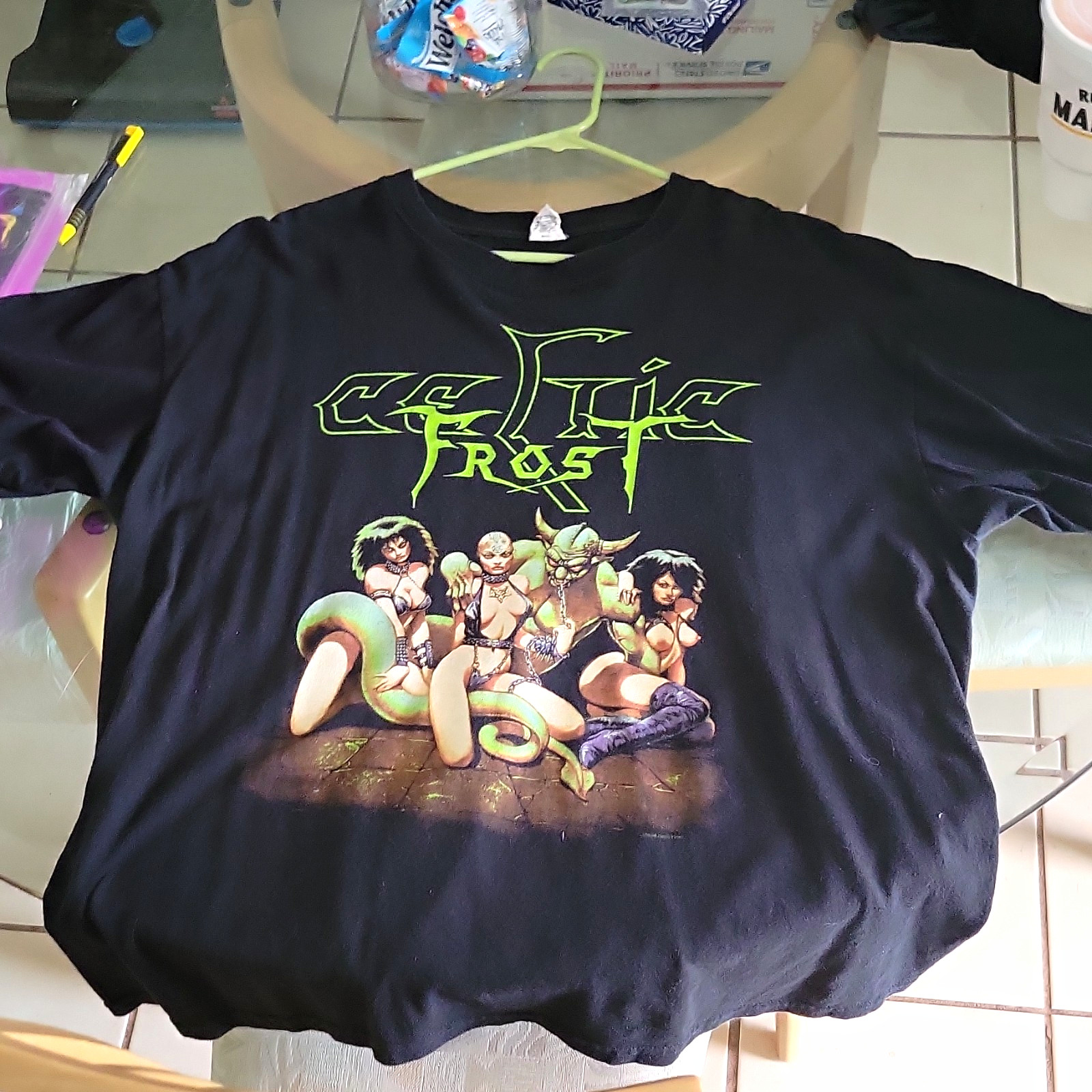 Celtic Frost Emperor’s Return Black Graphic T-Shirt Men’s XL Cotton
