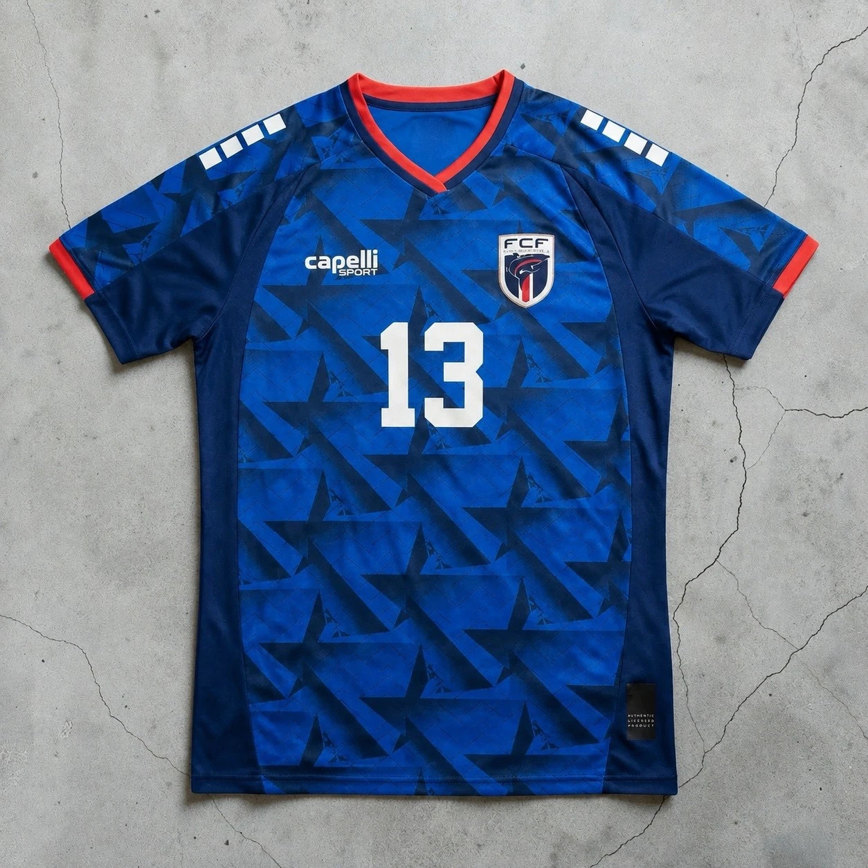 Cape Verde Vozinha #1 Blue Soccer Jersey | Football Fan Shirt Personalized Name