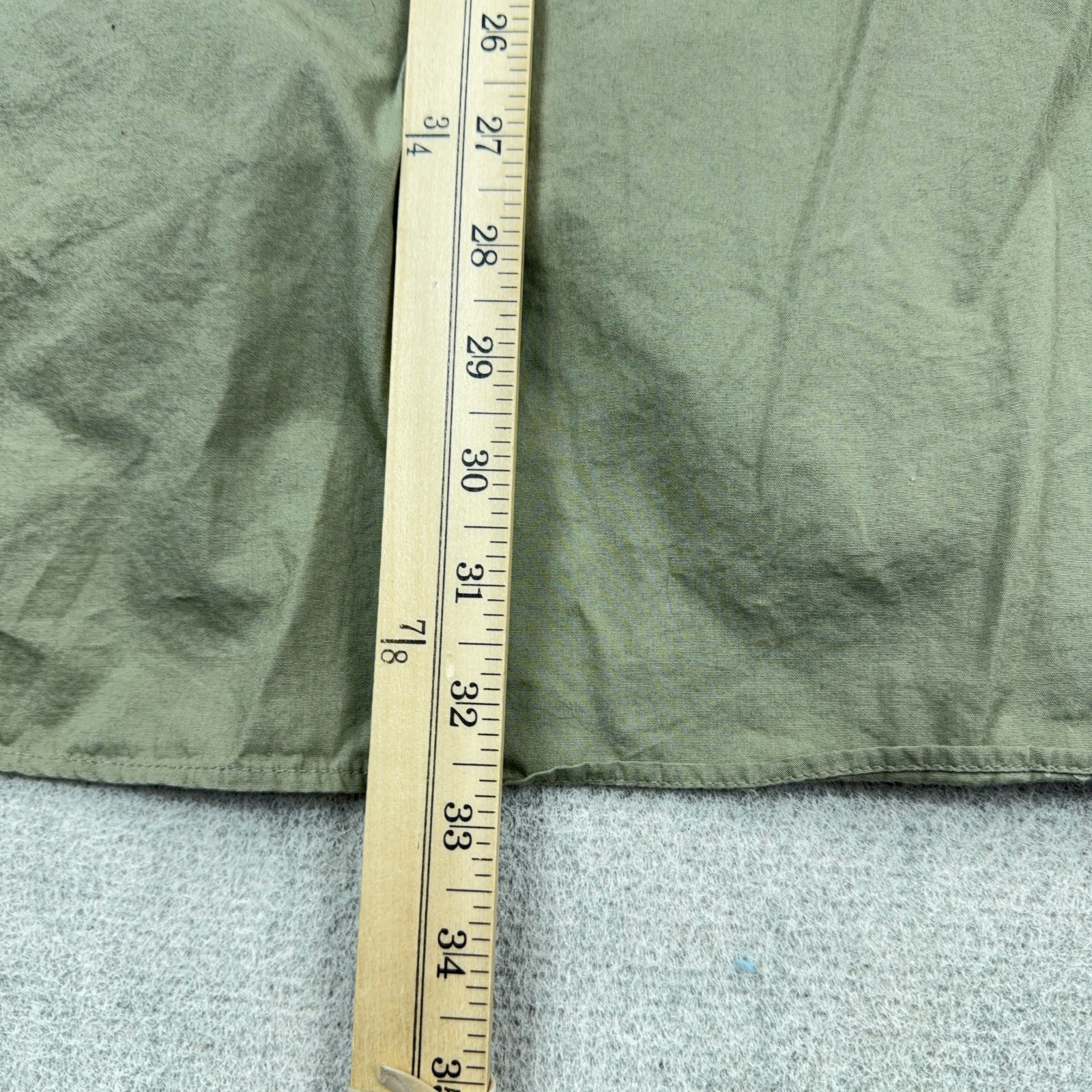 Columbia PFG Shirt Men XL Olive Green Button Up Fishing Vented Camp 100% Cotton