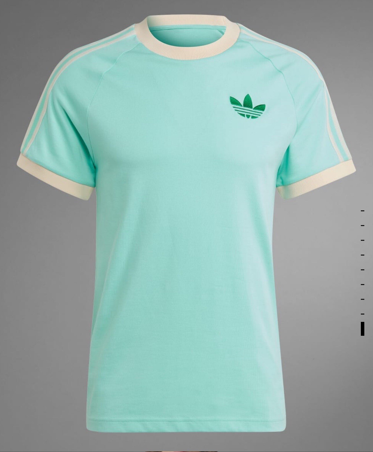Sz M RARE Adidas Mens Originals Adicolor 70s Vintage Cali Tee Shirt Easy Green