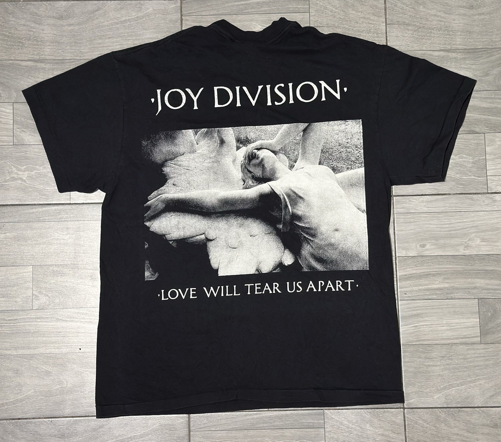 JOY DIVISION vintage 1995 UNKNOWN PLEASURES t shirt LOVE WILL TEAR US APART