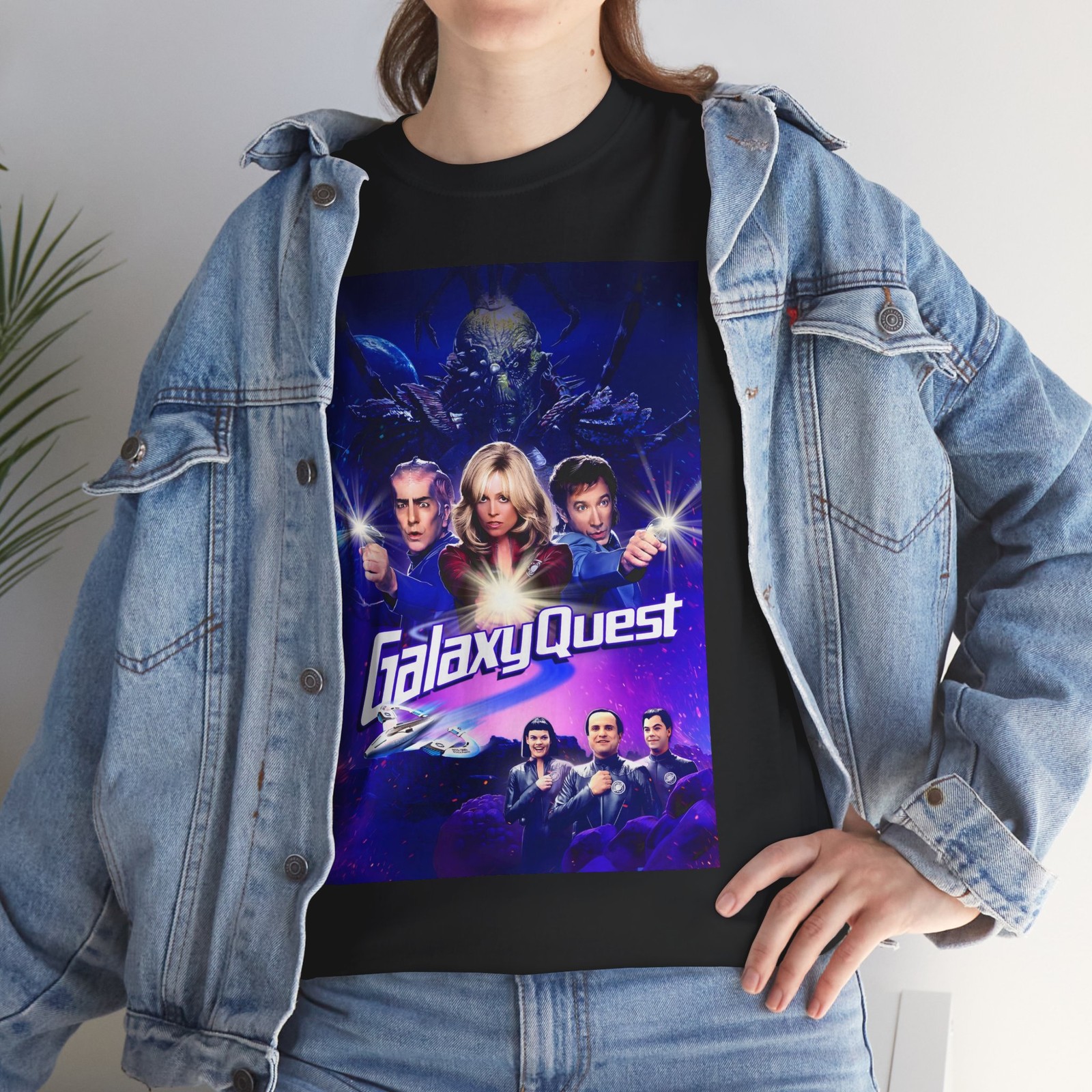 Galaxy Quest (1999) T-Shirt Comedy Sci-Fi Aliens Star Trek Sigourney Weaver 90s